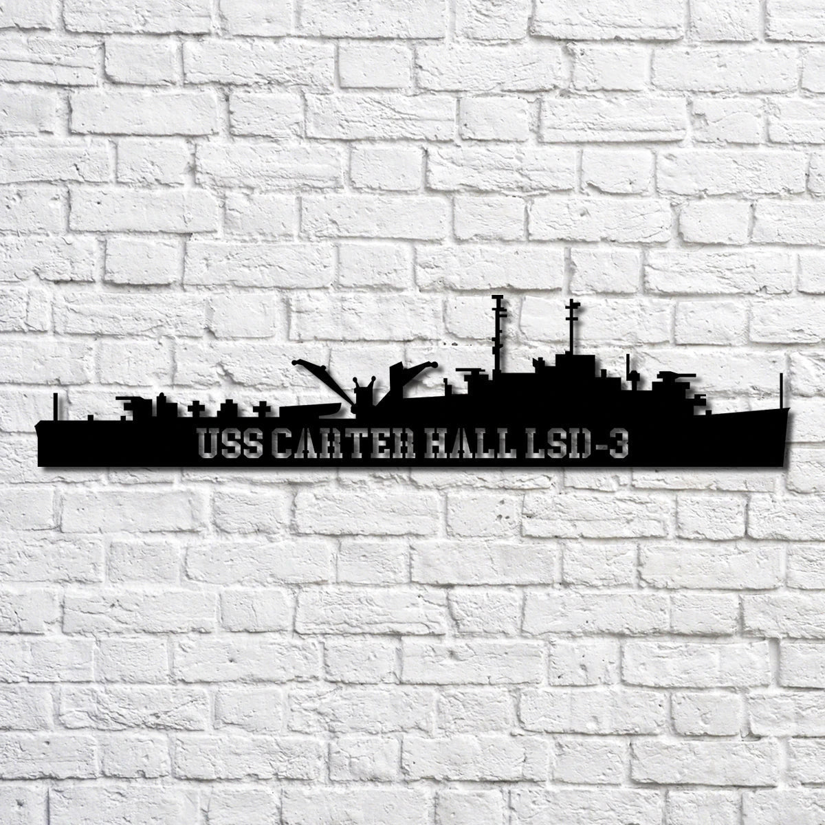 Uss Gunston Hall Lsd5 Navy Ship Metal Art, Custom Us Navy Ship Cut Metal Sign, Gift For Navy Veteran, Navy Ships Silhouette Metal Art, Navy Home Decor Laser Cut Metal Signs Custom Gift Ideas