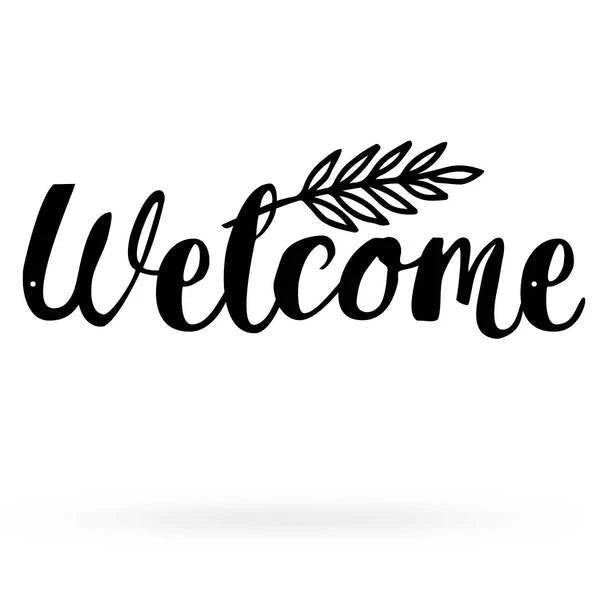 Welcome Sign Cut Metal Sign Metal House Sign
