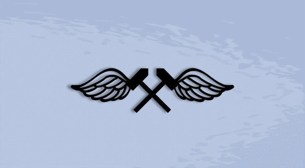 Aviation Structural Mechanic (am) Rate Silhouette Metal Sign Cut Metal Sign Wall Decor