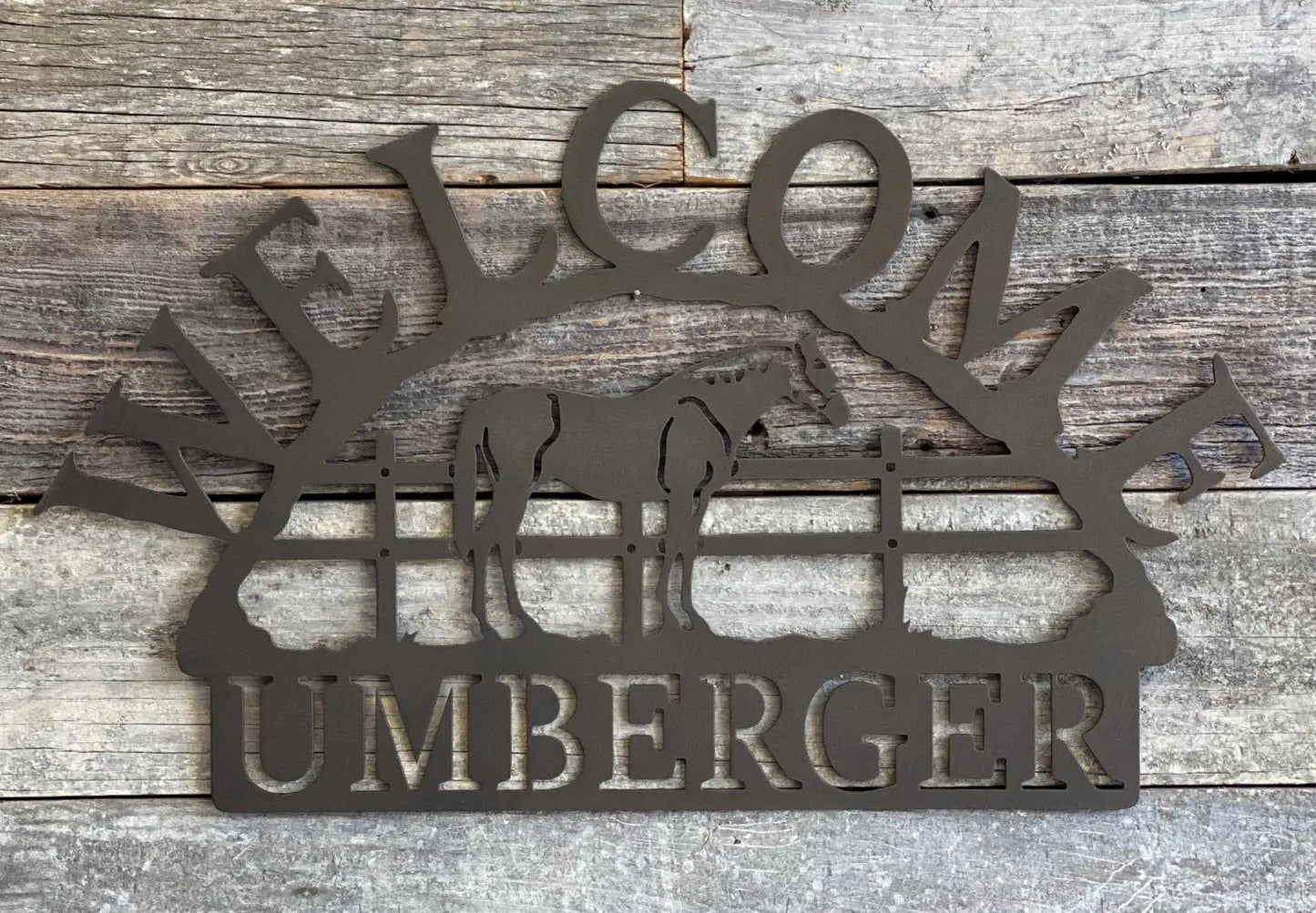 Garage Tire Name Sign Personalized Metal Sign Father's Day Tire Gifts Cut Metal Sign - metal sign