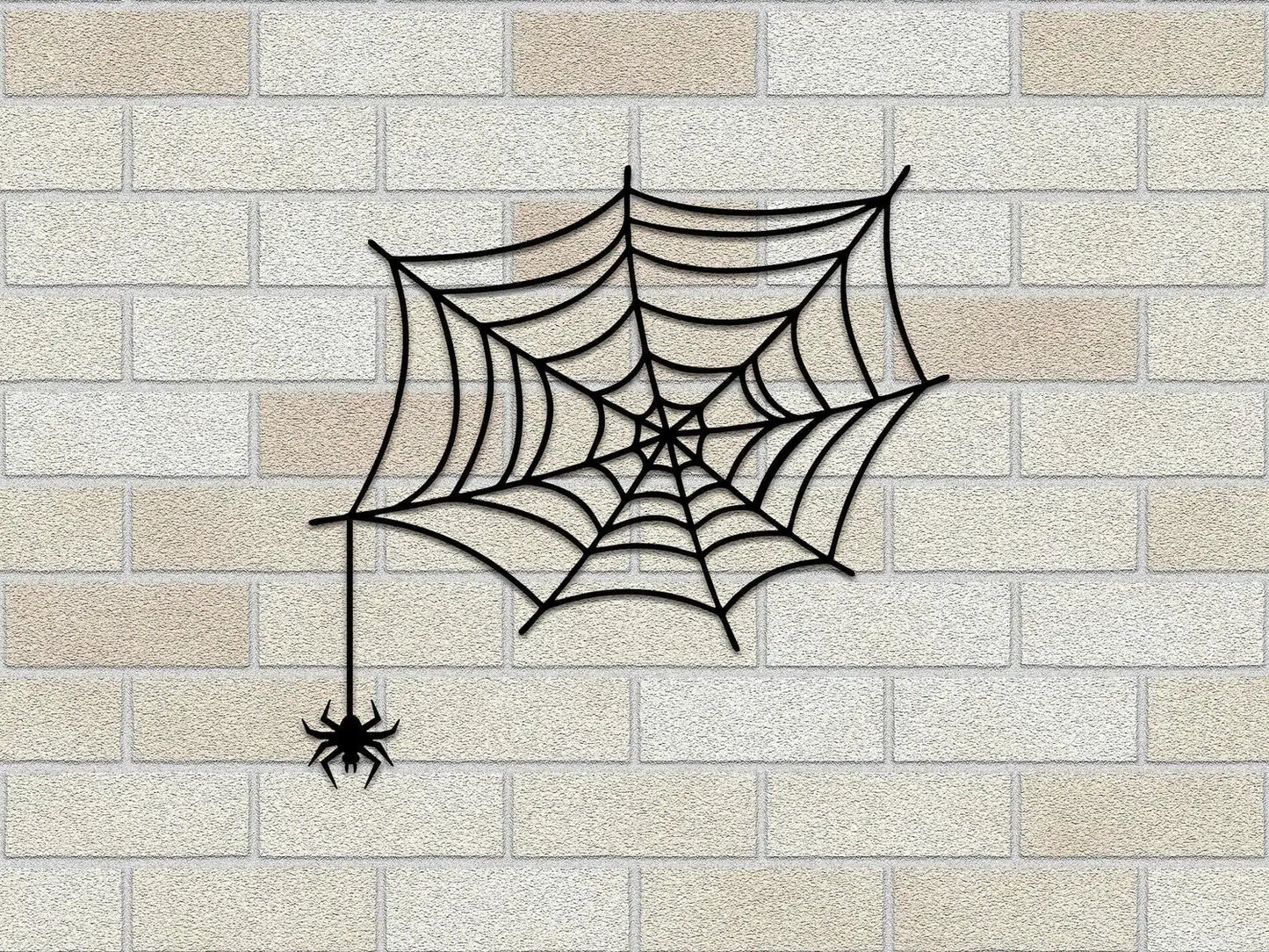 Halloween Spider Web Spider On The Web Metal Sign Halloween Themed Metal Sign Custom Metal Sign Wall - metal sign