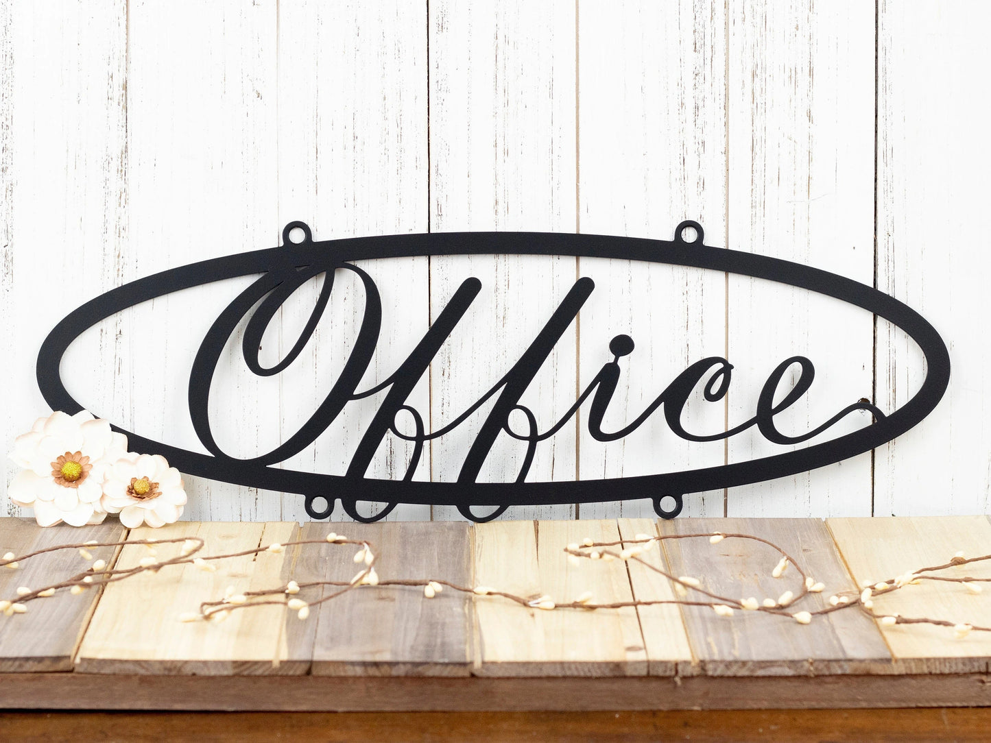 Office Metal Sign Office Decor Shop Sign Business Sign Metal Wall Decor Oval Sign Sign Outdoor Sign