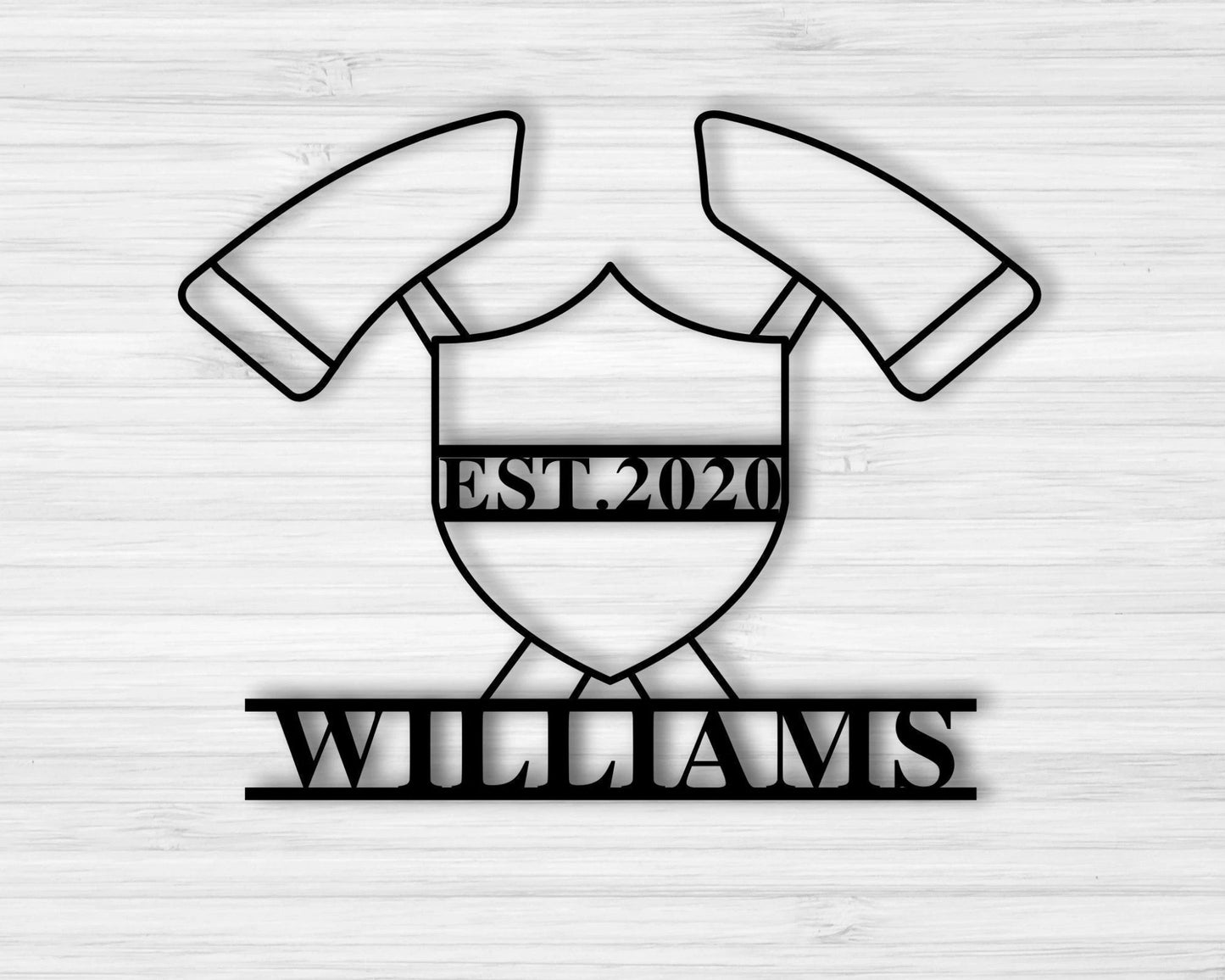 Personalized Firefighter Gift Metal Sign Personalize Gift Fireman Gift First Responder Gift Firefighter Decor Firefighter Sign