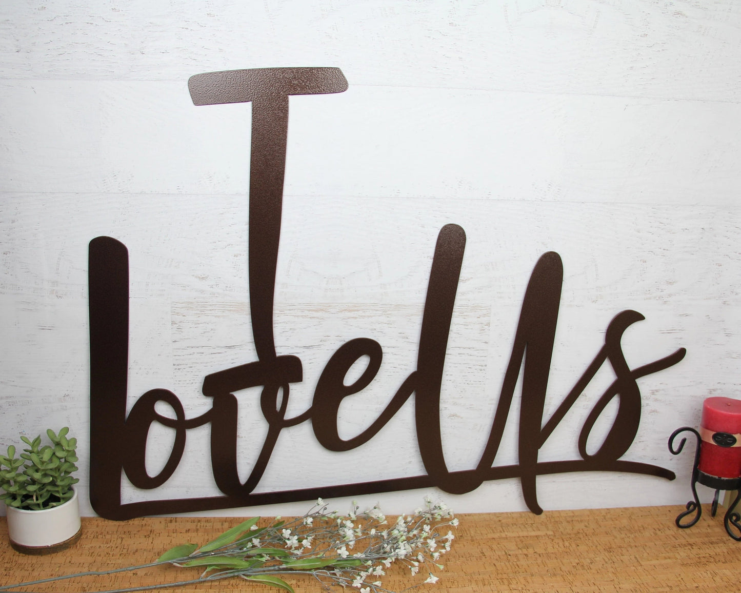 I Love Us Large Sign Anniversary Or Wedding Wall Sign