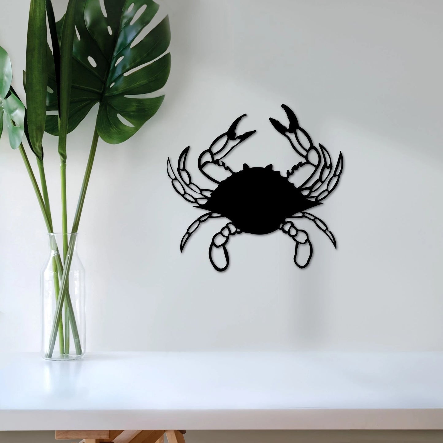 Crab Metal Wall Decor Crab Sign Ocean Decor Kids Room Decor Beach House Tropical Decor Pool Art Metal Sign Crab Sign