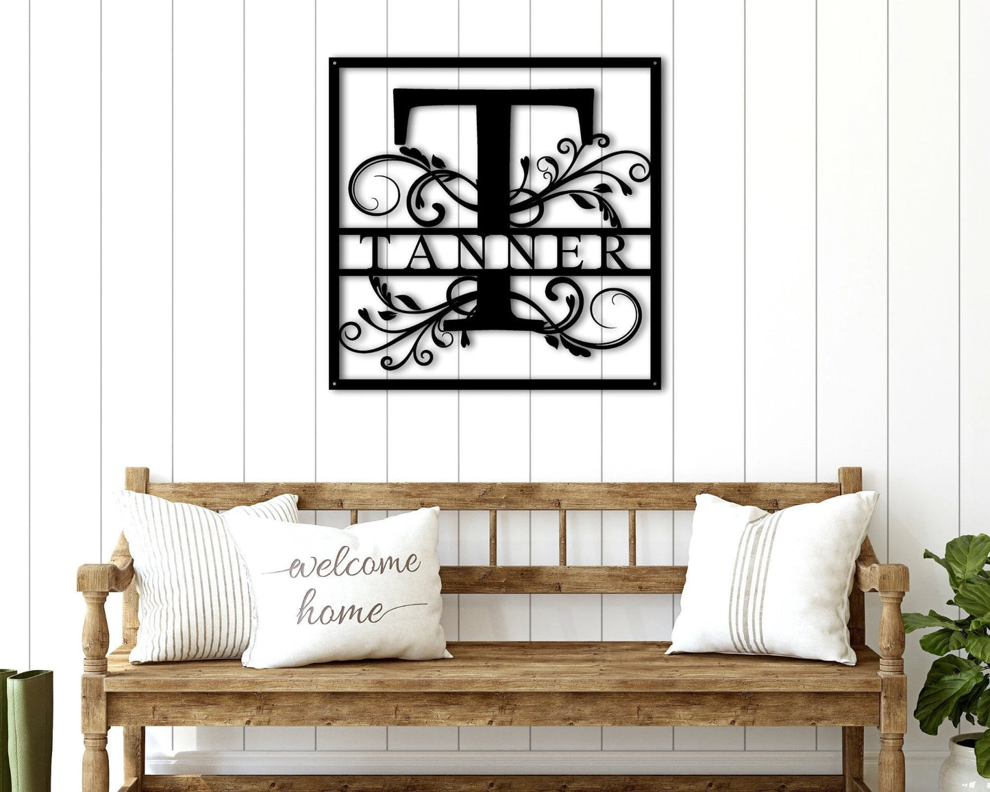 Metal Name Sign For House Last Name Metal Sign Family Name Sign House Name Sign Outdoor Sign Door Sign Rustic Signmetal Sign For Home
