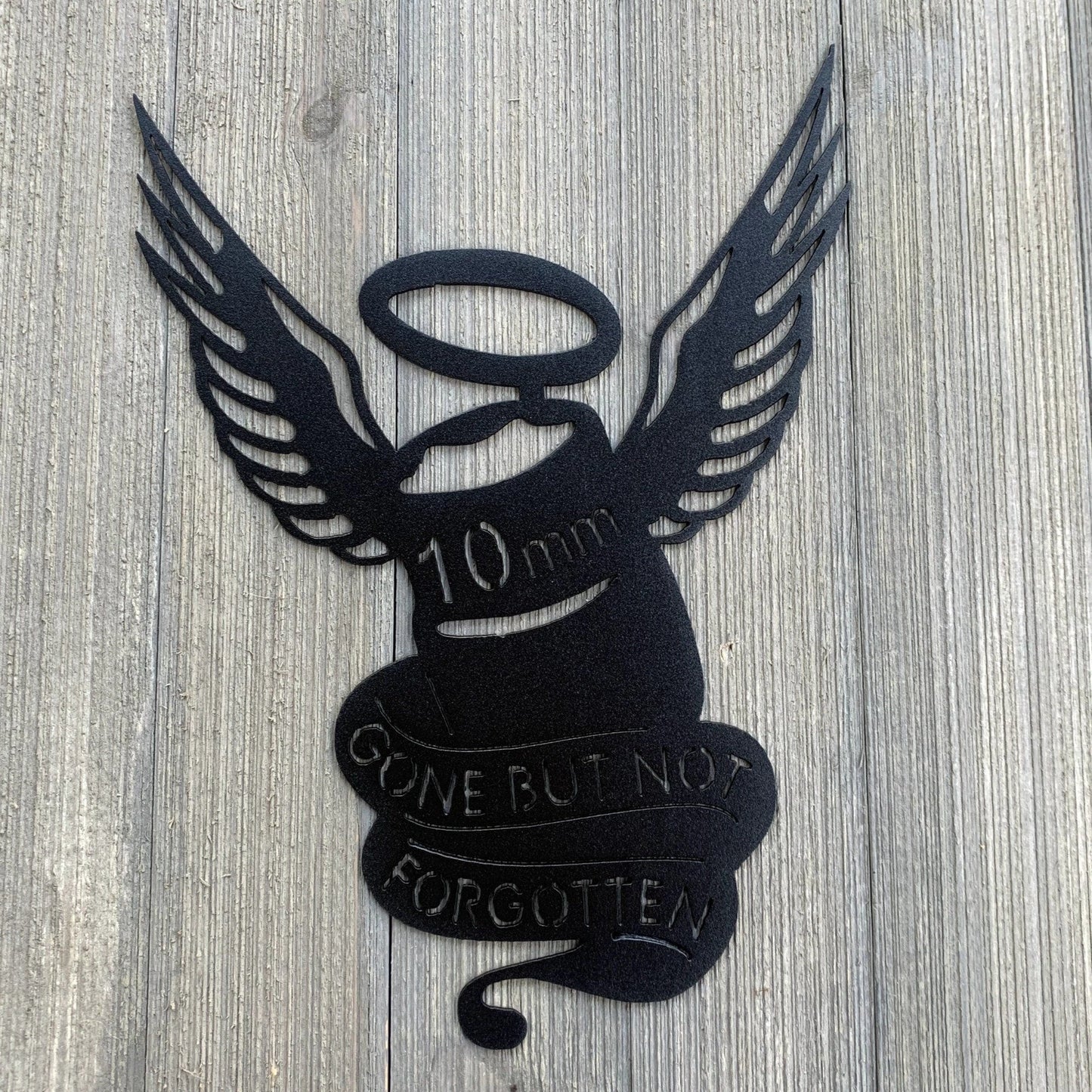 Socket Memorial Metal Sign Cutout Cut Metal Sign Wall Metal Art