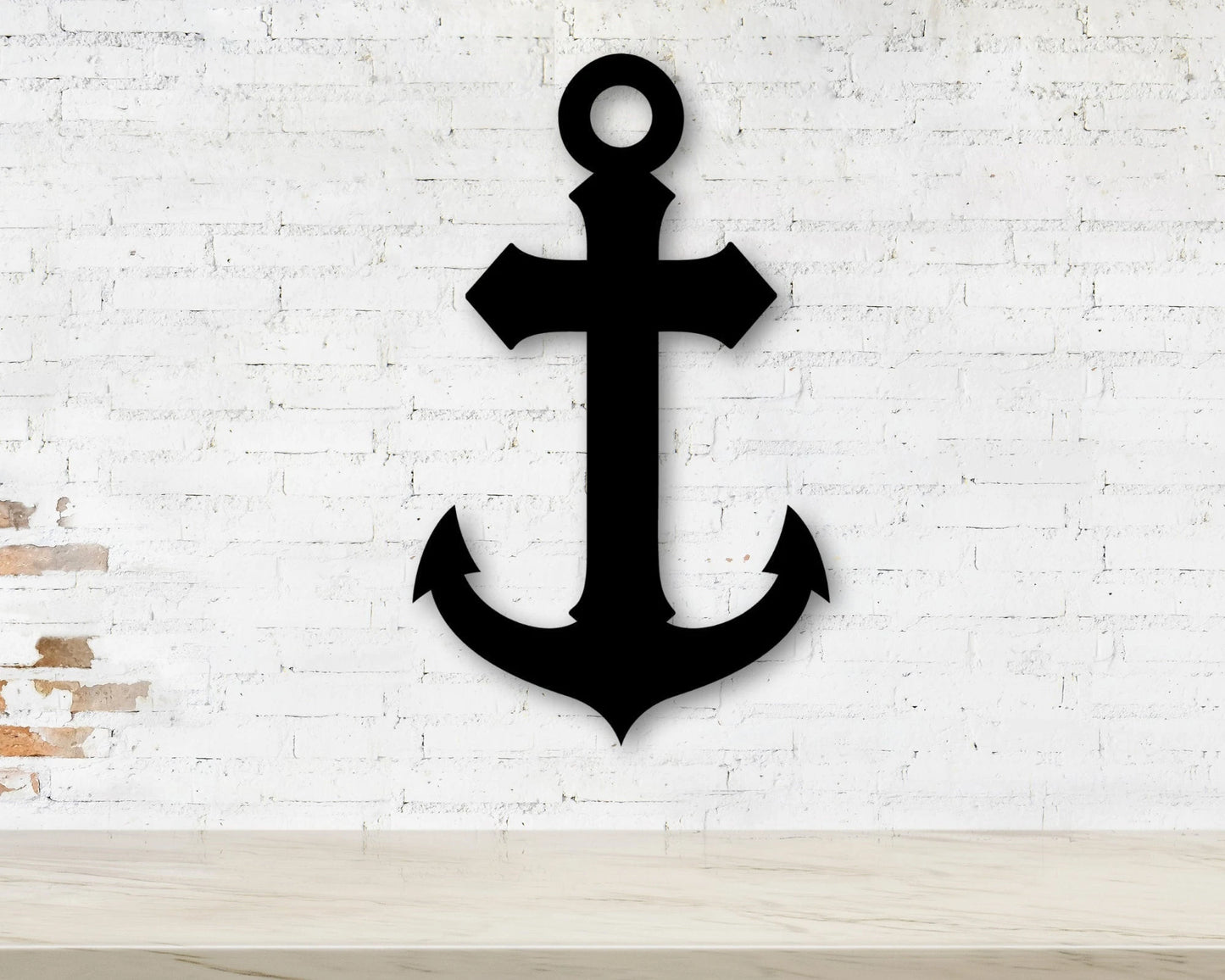 Anchored In Christ Cross Sign Metal Art Gift For Him Rustic Decor Custom Sign Wall Decor Bedroom Decor Bathroom Decor