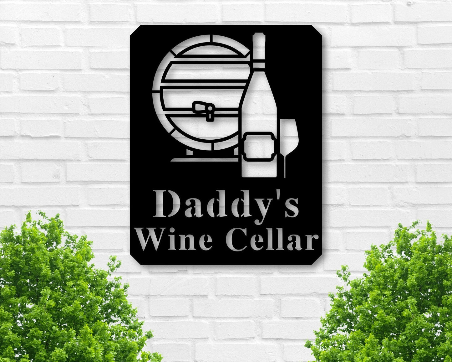 Personalized Sign Wine Sign Wine Name Sign Custom Decor Wall Decor Cellar Sign Wine Rack Sign Rustic Gift For Him Gift For Her