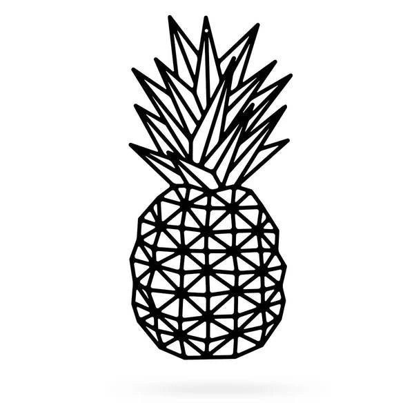 Pineapple Cut Metal Sign Metal House Sign