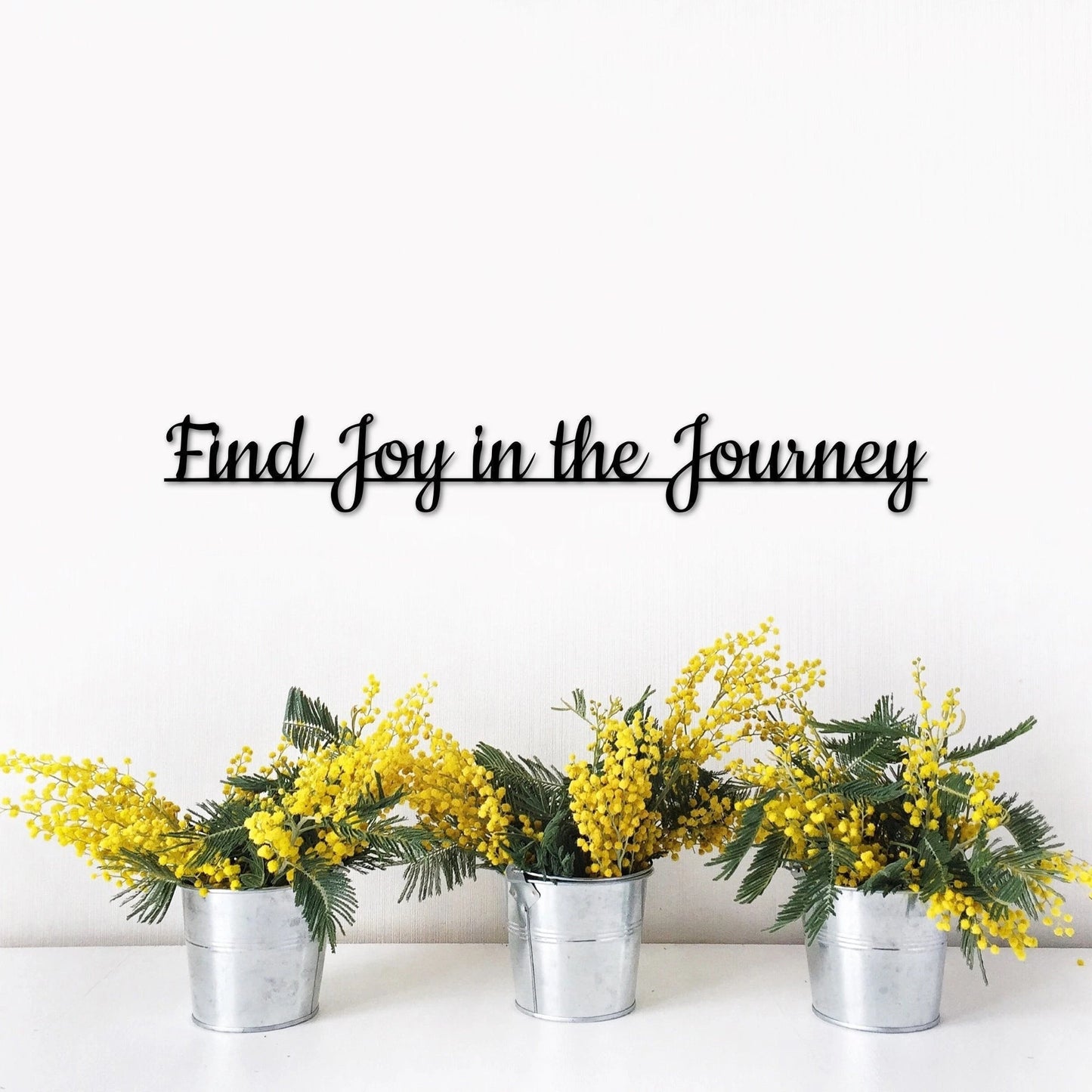 Find Joy In The Journey Sign Living Room Signs Metal Script Words For The Wall Positive Wall Quotes Motivational Religious Saying