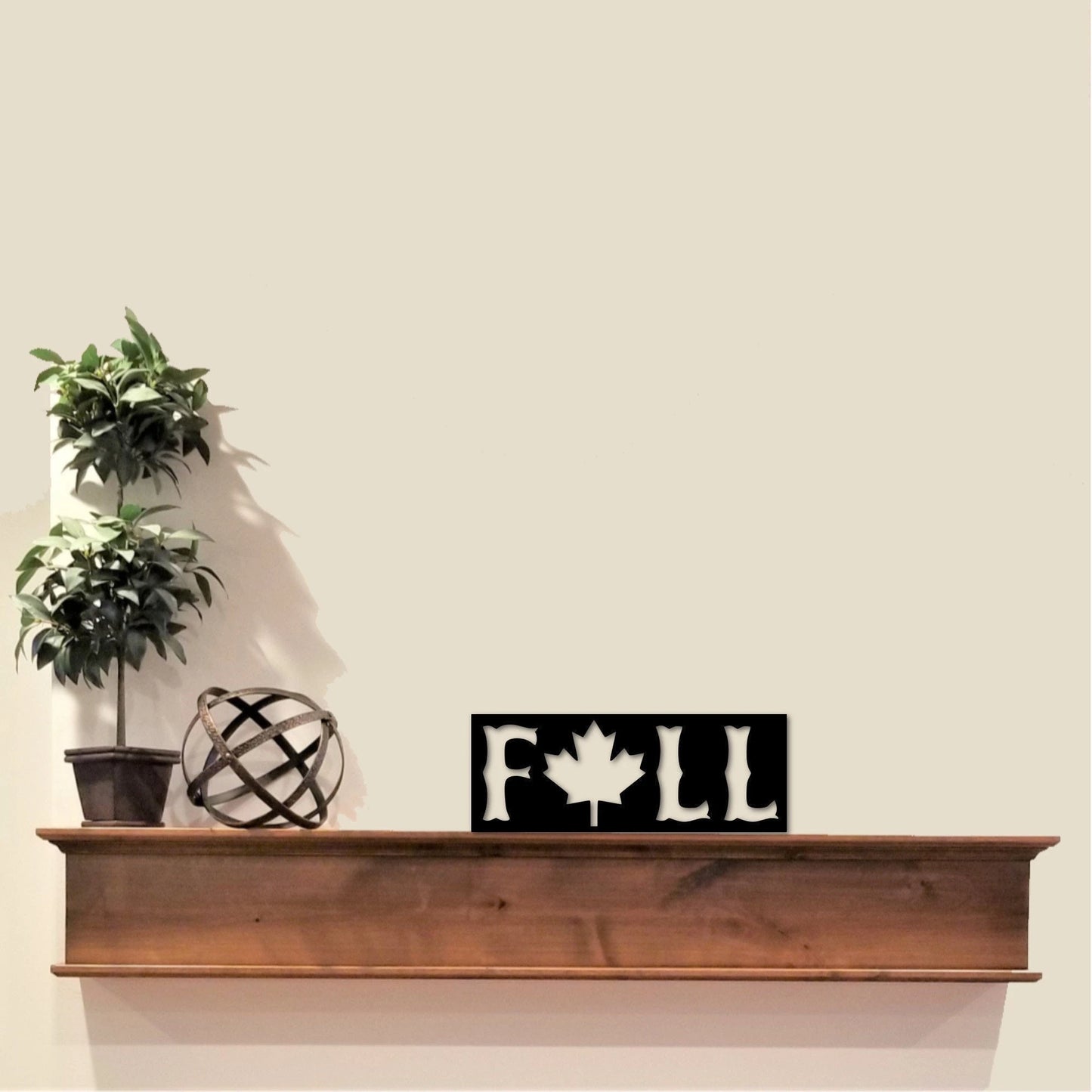 Metal Fall Sign Wall Decor Autumn Leaves Sign Fall Metal Cutout Front Door Decor Porch Sign Fall Gift Fall Kitchen Decor