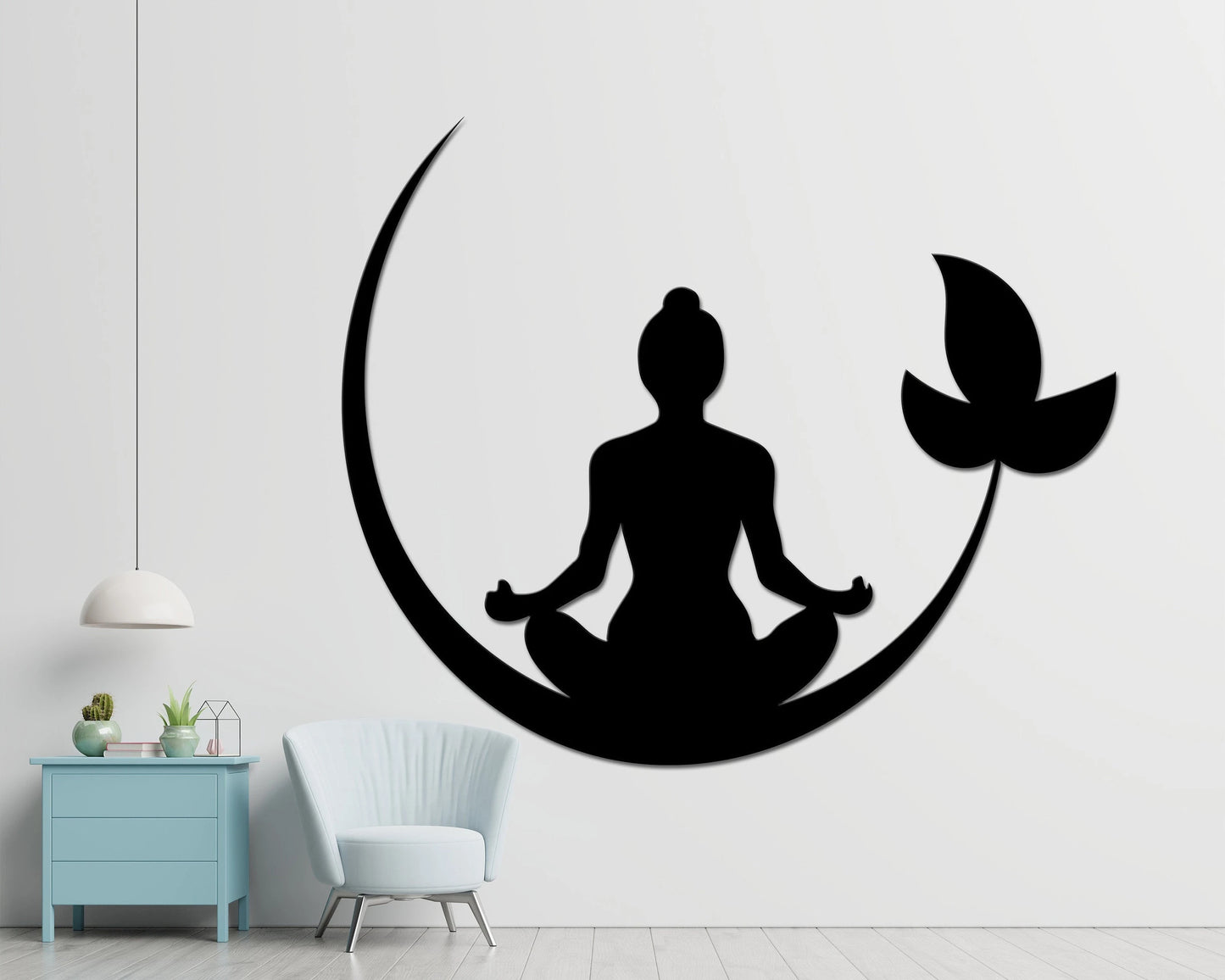 Meditation Metal Sign Yoga Metal Sign Meditation Room Decor Custom Yoga Metal Sign Housewarming Gift Unique Sign