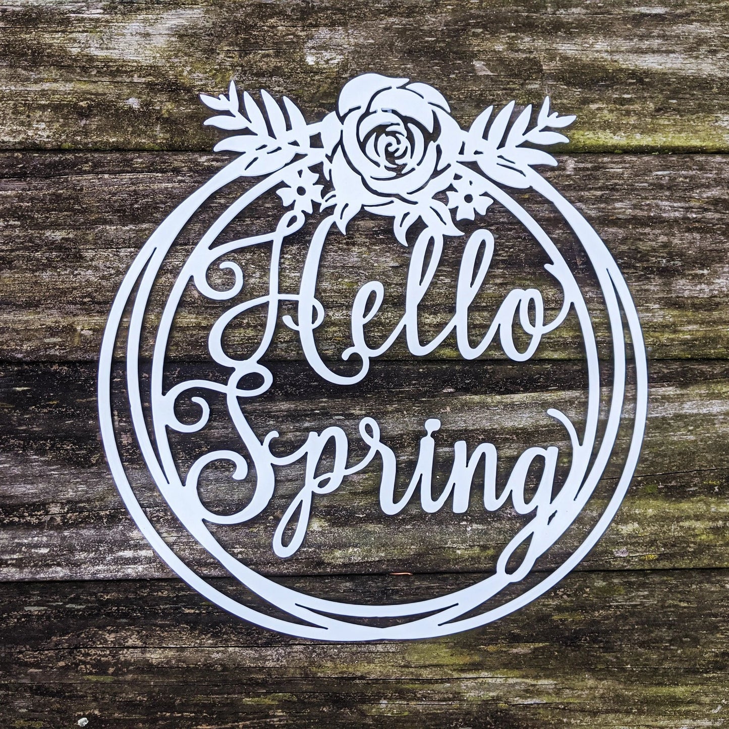 Hello Spring Sign Seasonal Wall Decor