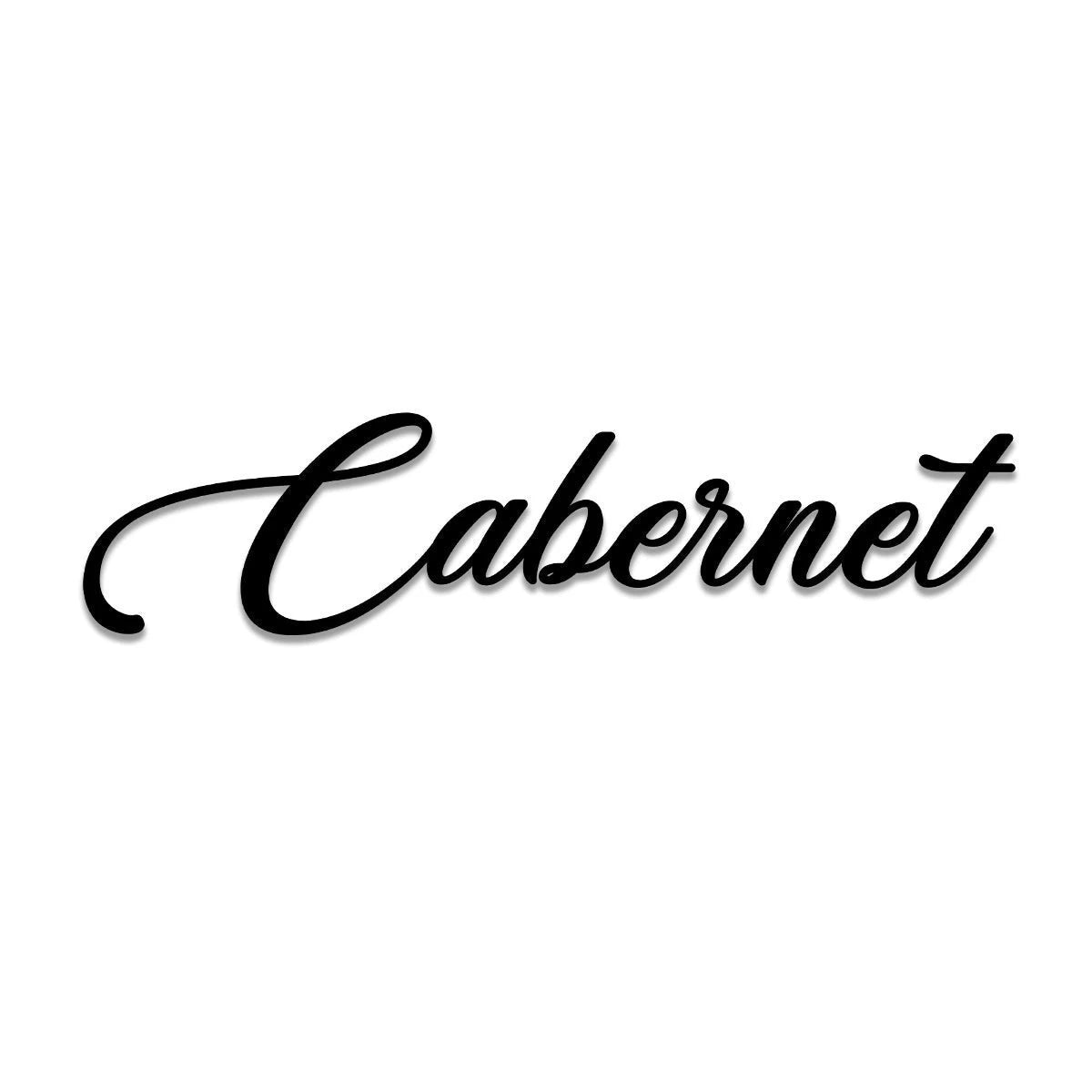 Cabernet Wine Metal Bar Sign, Pub, Lounge, Caf, Home, Housewarming Wall Decor, Metal Laser Cut Metal Signs Custom Gift Ideas