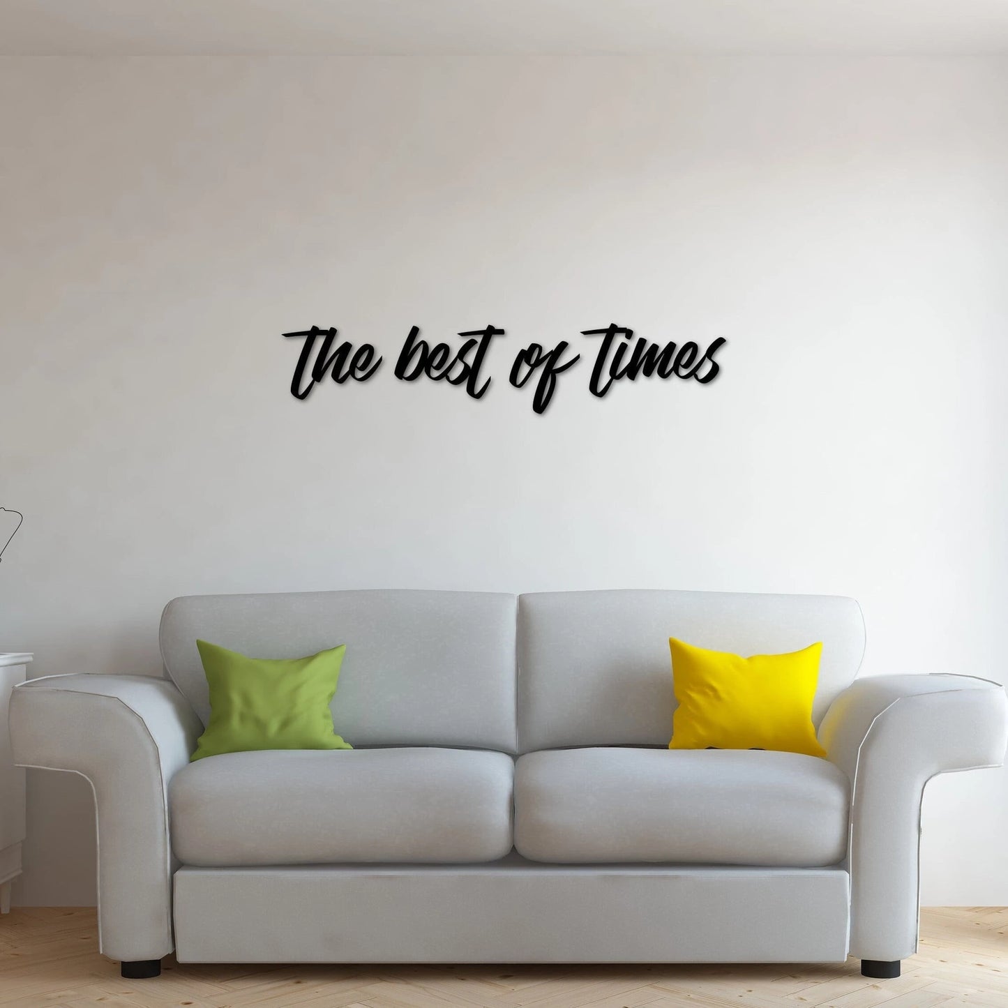 The Best Of Times Sign Metal Wall Quote Metal Cutout Gallery Wall Decor Living Room Decor Memories Wall Phrase To Put By Clock