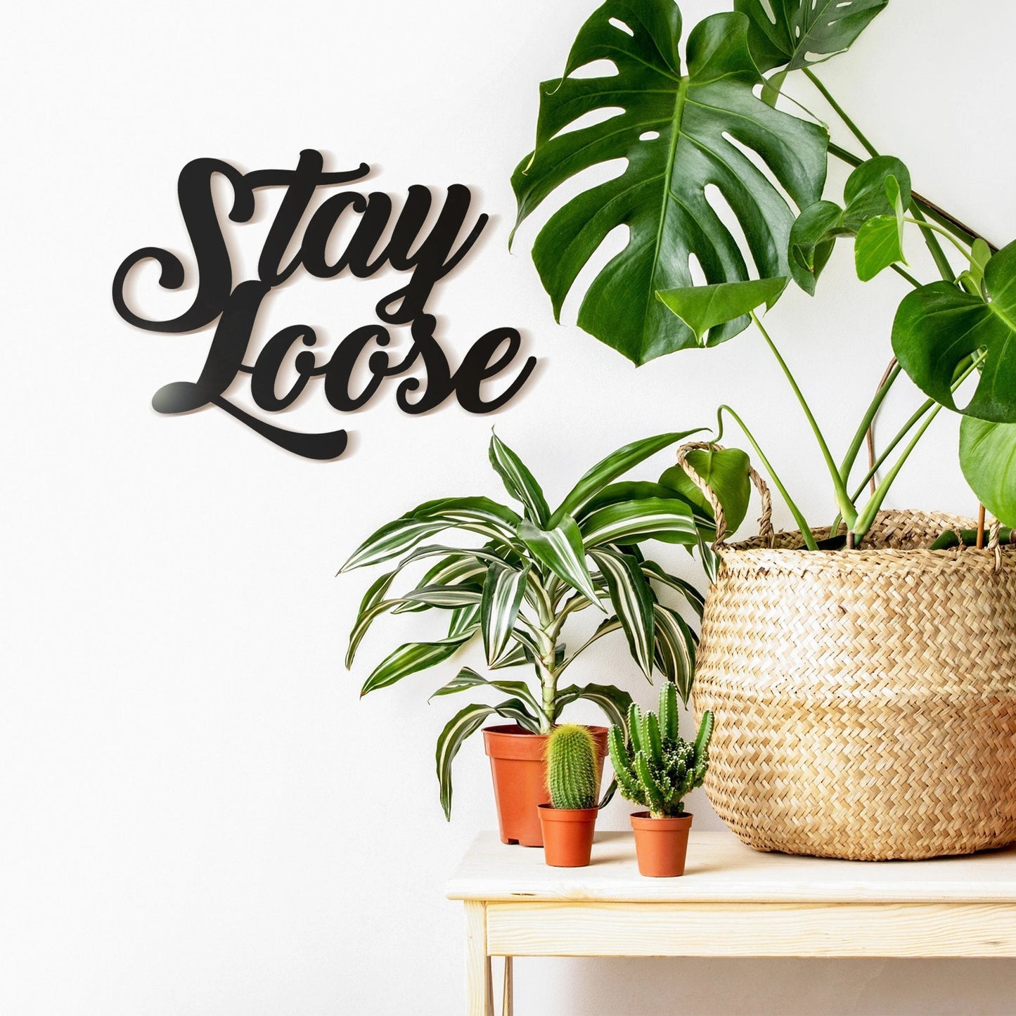 Stay Loose Metal Wall Decor Stay Loose Metal Sign For Home Stay Loose Metal Wall Decor