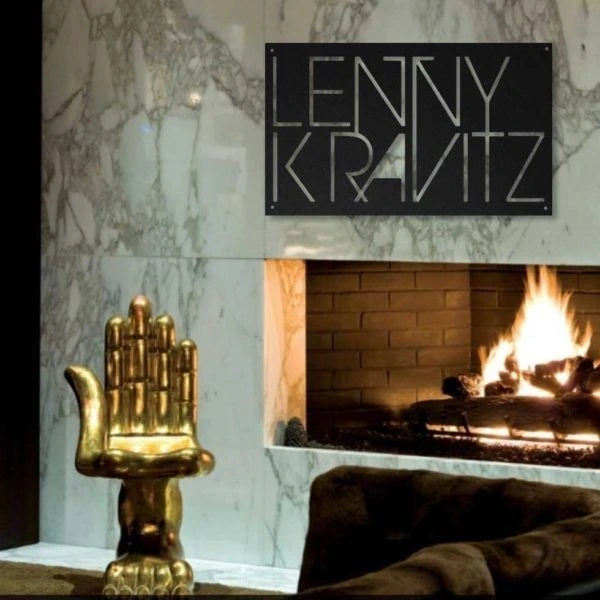 Lenny Kravitz Metal Wall Decor Cut Metal Sign Metal House Sign