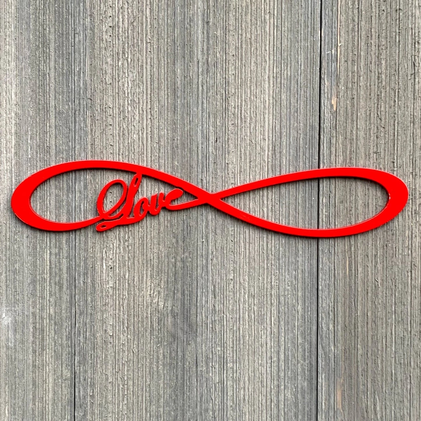 Love Infinity Sign Metal Sign Cutout Cut Metal Sign Wall Metal Art