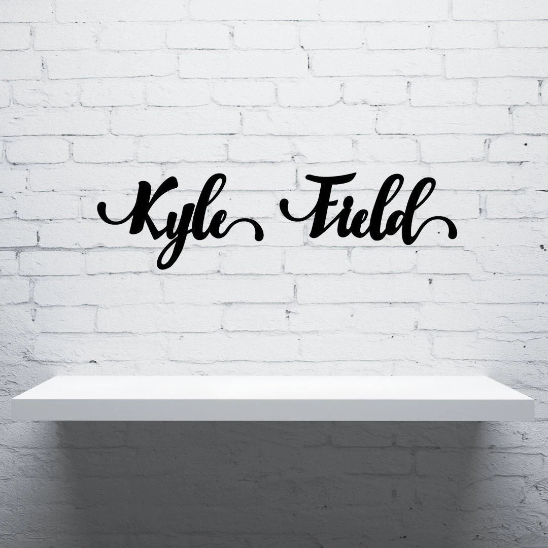 Kyle Field Sign Cut Metal Sign Wall Decor Metal Sign Metal Art