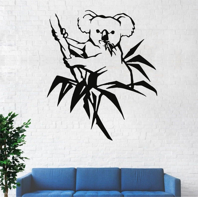 Metal Koala Bear Decor Interior Decoration Metal Sign Australian Bear Metal Wall Decoration Home Office Decor