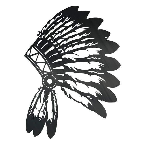 Indian Head Customized Metal Signs Custom Metal Sign Custom Signs Metal Sign