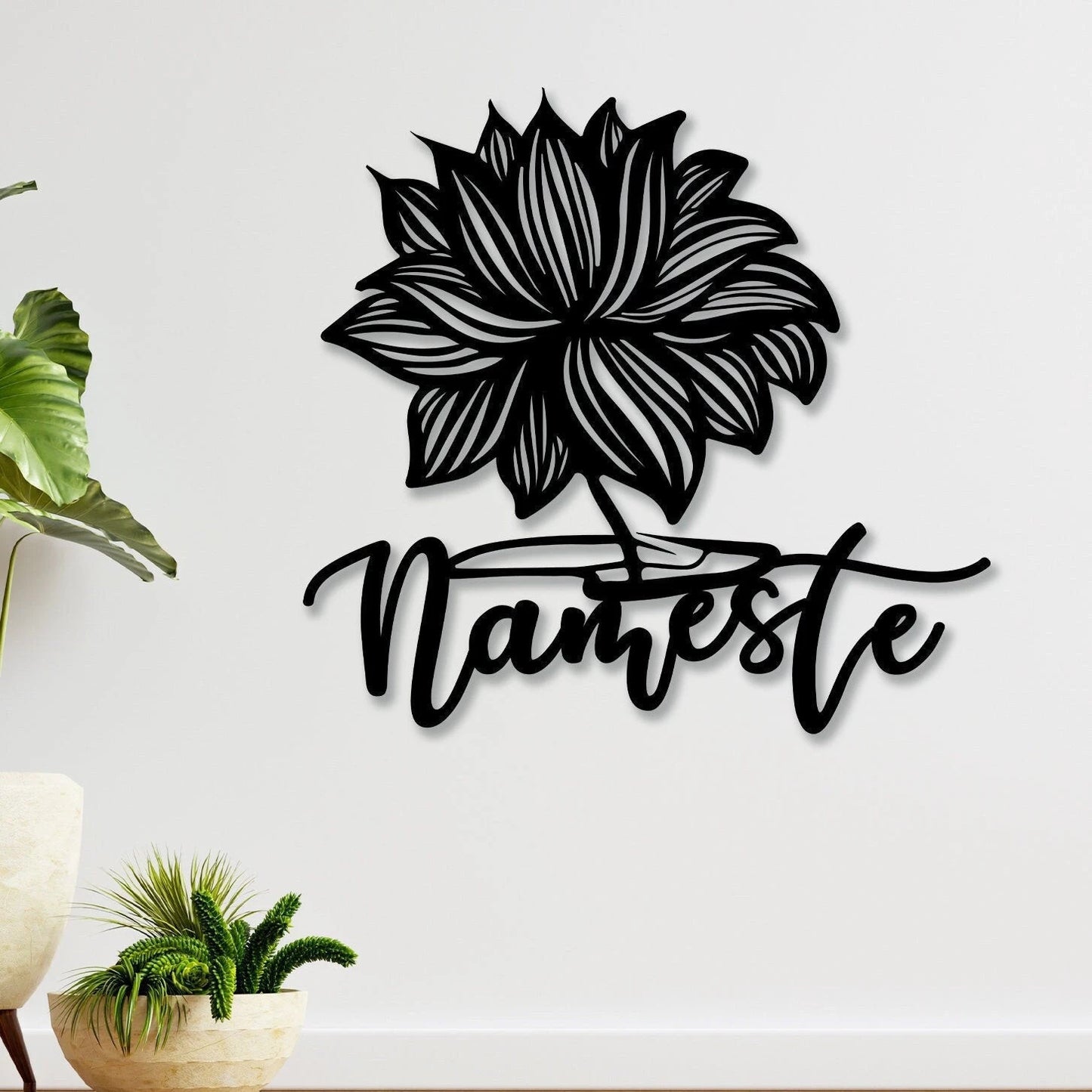 Lotus Yoga Flower Lotus Yoga Wall Decor Flower Sign Lotus Flower Lotus Decor