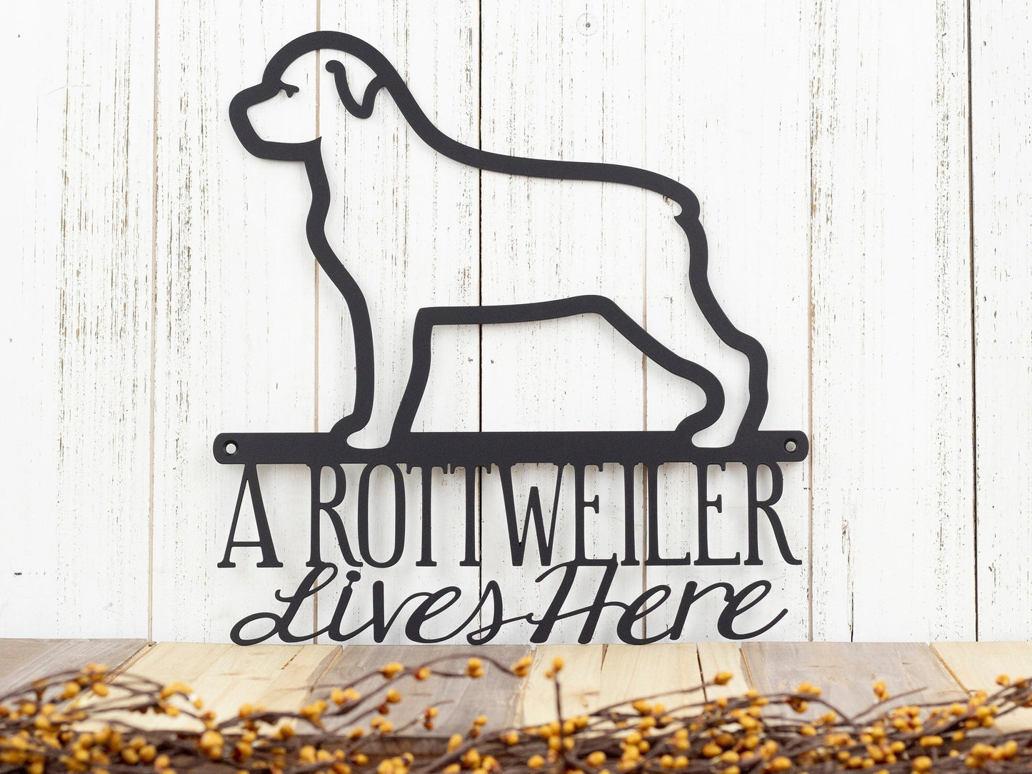 Rottweiler Sign Dog Outdoor