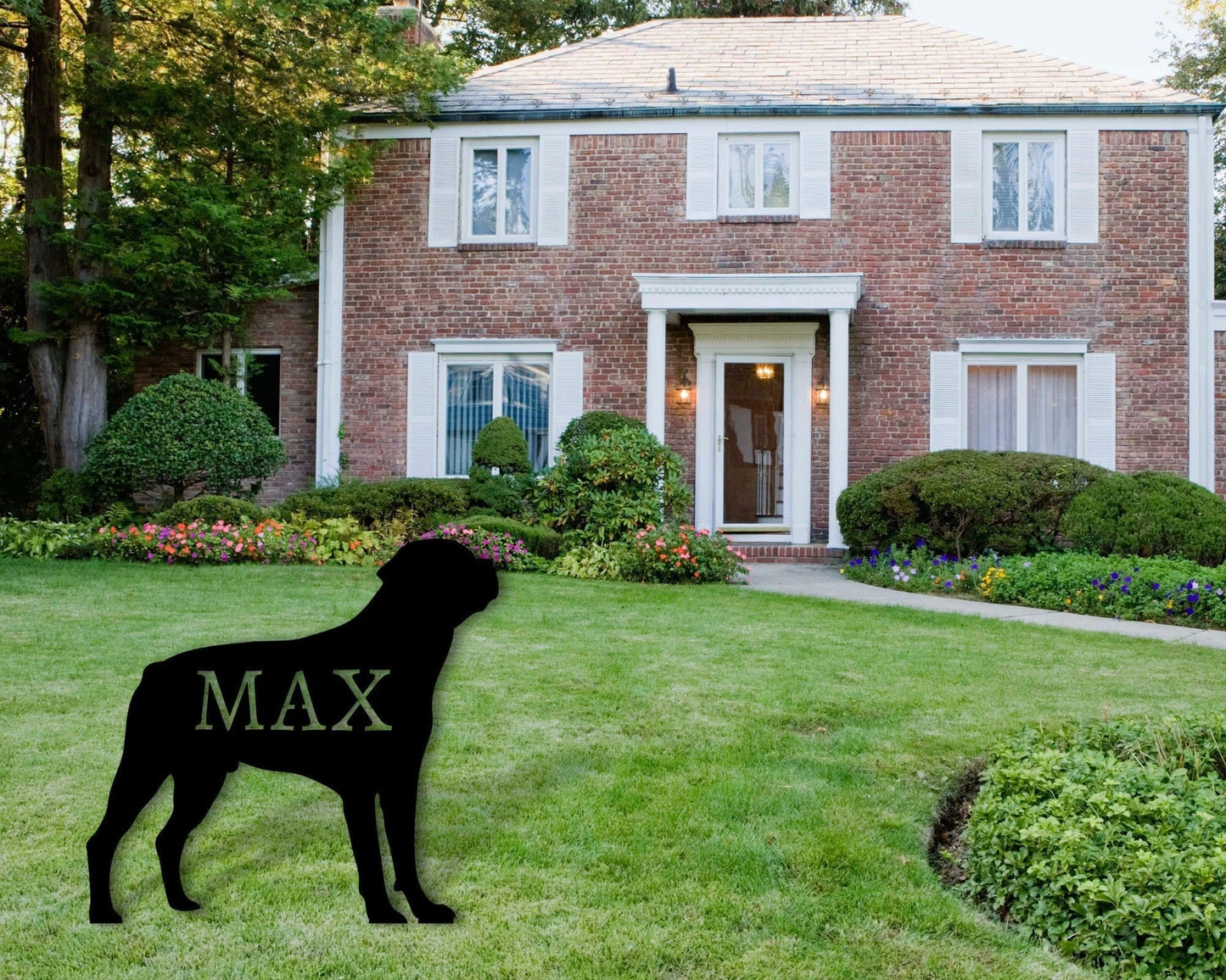 Rottweiler Name Sign Front Yard Dog Sign Front Yard Sign Rottweiler Metal Sign Dog Sign Dog Lover Sign Gift For Pet Owner Rottweiler