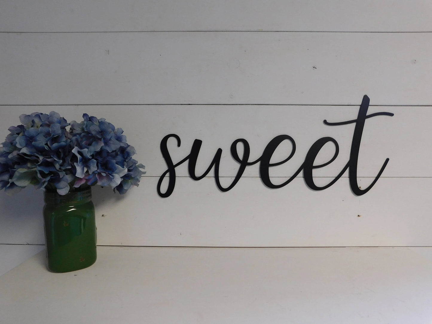 Sweet Sign Metal Sweet Sign Rustic Word Art Sign Metal Signs Kitchen Signs