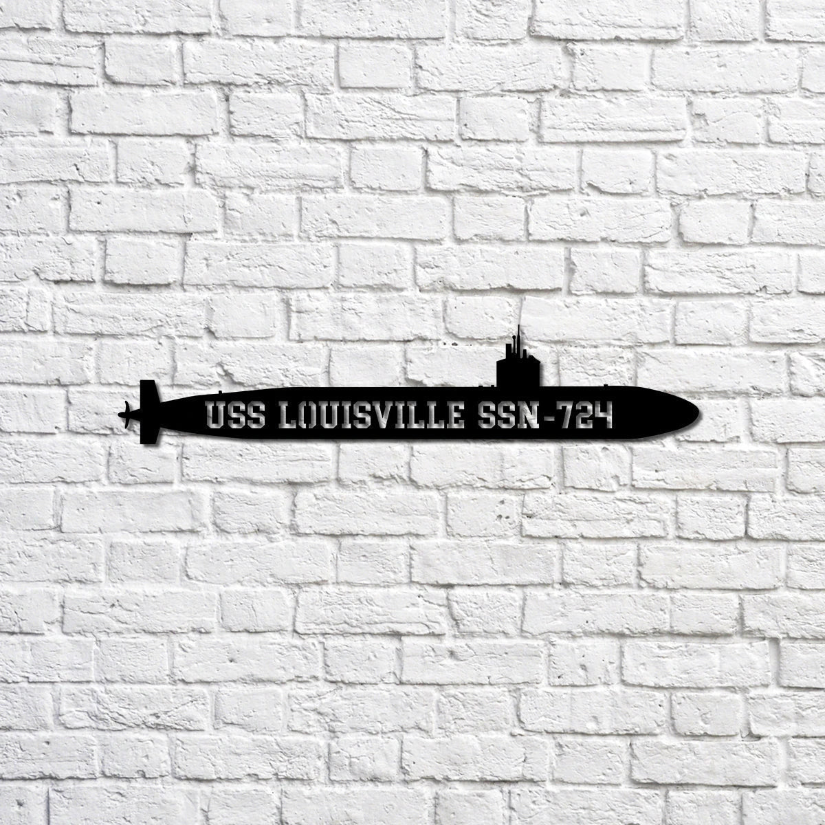 Uss Louisville Ssn724 Navy Ship Metal Sign, Memory Wall Metal Sign Gift For Navy Veteran, Navy Ships Silhouette Metal Sign Laser Cut Metal Signs Custom Gift Ideas