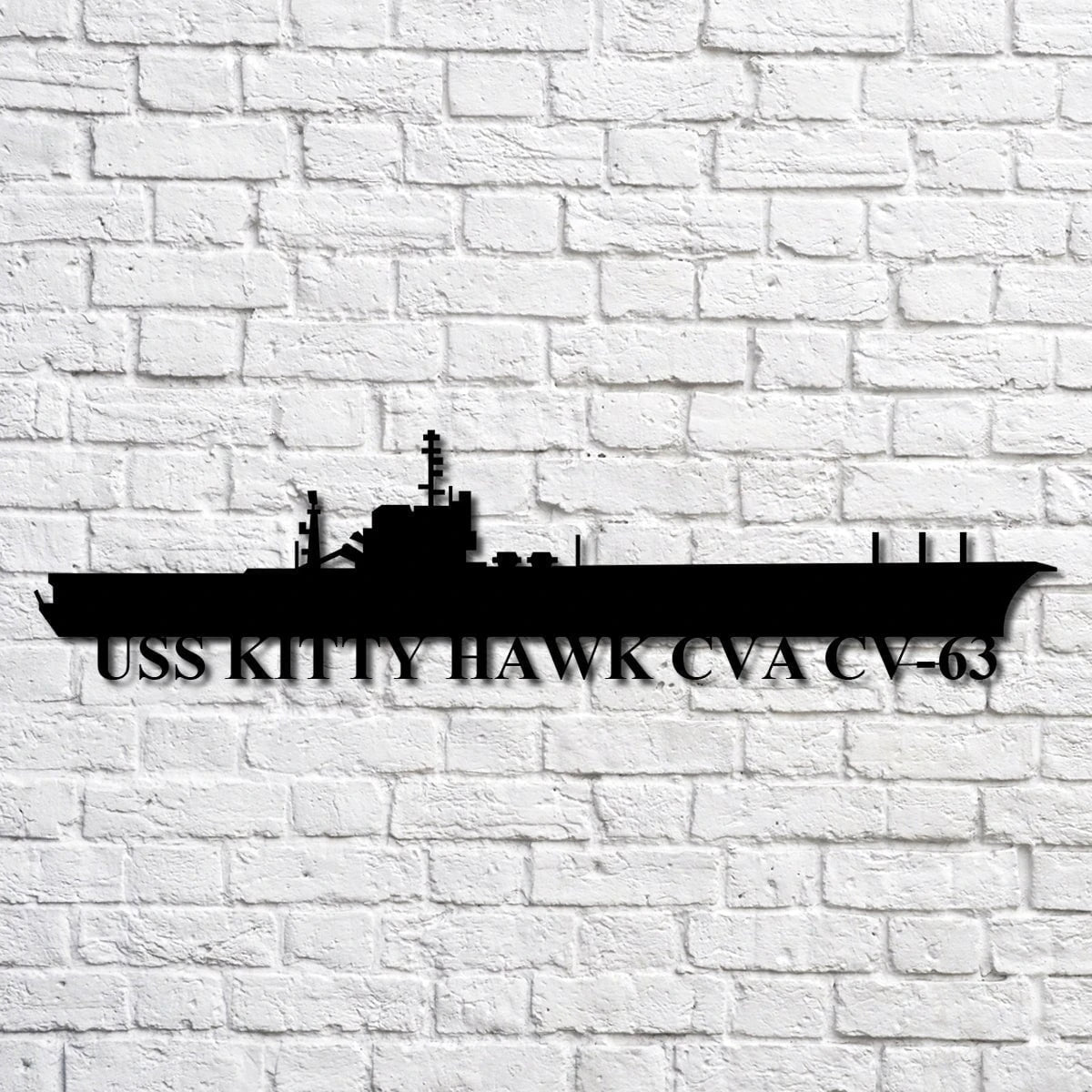Uss Kitty Hawk Cva Cv63 Navy Ship Metal Art, Custom Us Navy Ship Cut Metal Sign, Gift For Navy Veteran, Navy Ships Silhouette Metal Art, Navy Home Decor Laser Cut Metal Signs Custom Gift Ideas