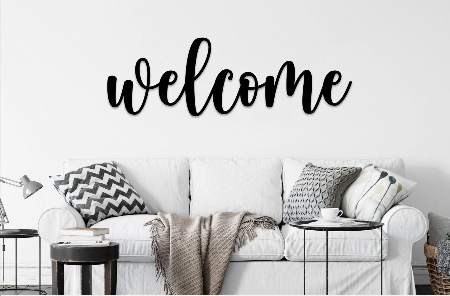 Welcome Sign Welcome Wood Sign Welcome Wall Decor Welcome Word Sign Wood Cutout Sign Wood Words Entryway Wall Decor Signs For Home