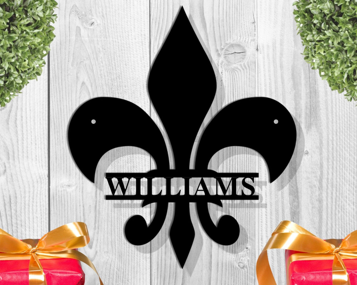 Customized Sign Wall Mount Personalized Fleur De Lis Pesonalized Fleur De Lis Last Name Fleur De Lis Fleur De Lis Signsign