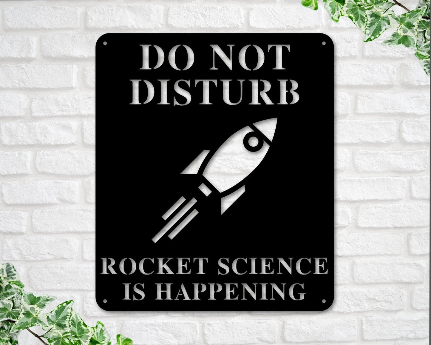 Rocket Science Sign Rocket Science Is Happening Sign Gift For Rocket Scientist Rocket Builder Metal Sign Rocket Rocket Ship