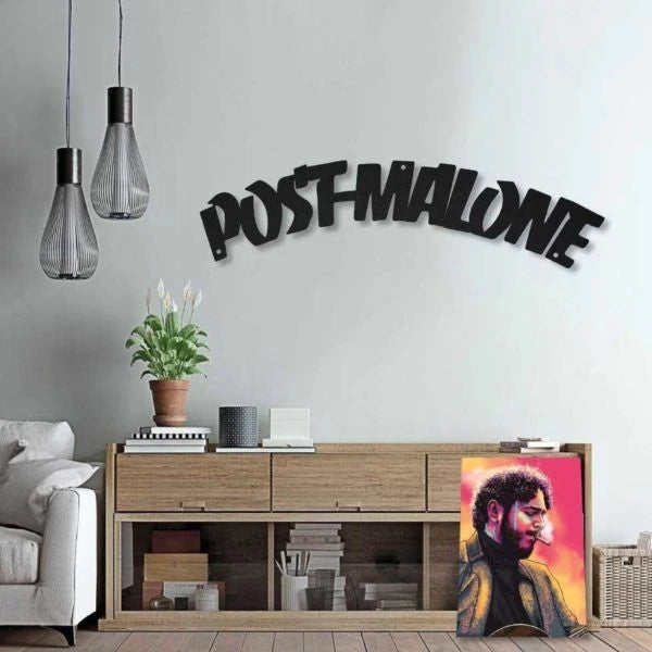 Post Malone Metal Wall Decor Cut Metal Sign Metal House Sign