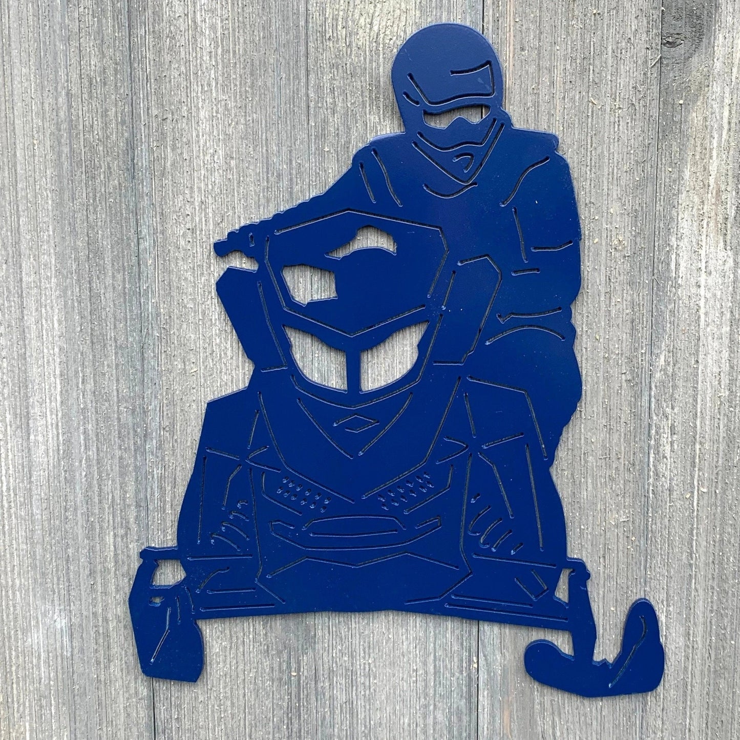Skidoo Snowmobile Metal Sign Cutout Cut Metal Sign Wall Metal Art