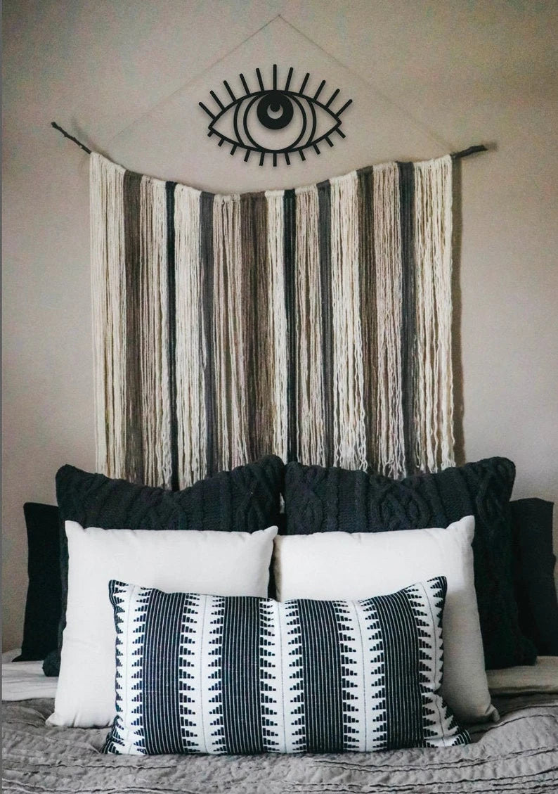 All seeing eye boho Bedroom decor best friend gift boho decor bohemian decor wall art friend gift bedroom wall art girlfriend