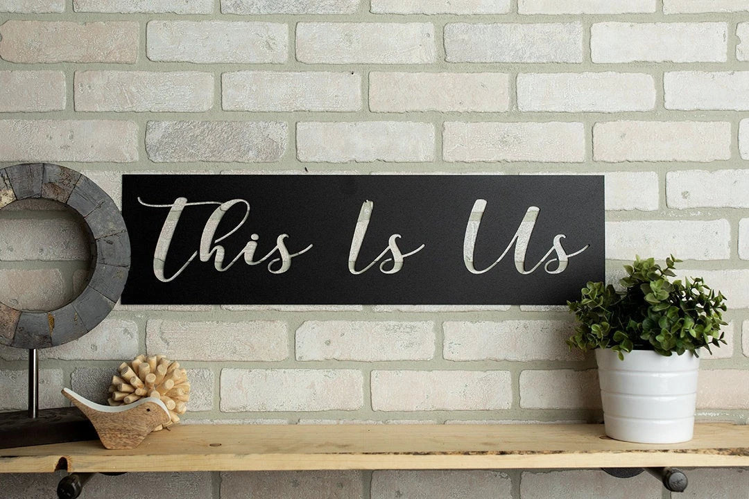 This Is Us Metal Art Verse Wall Decor Cut Metal Sign Wall Metal Art