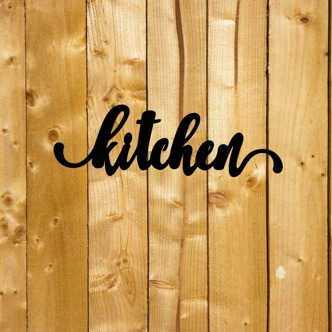 Kitchen Sign Cut Metal Sign Wall Decor Metal Sign Metal Art