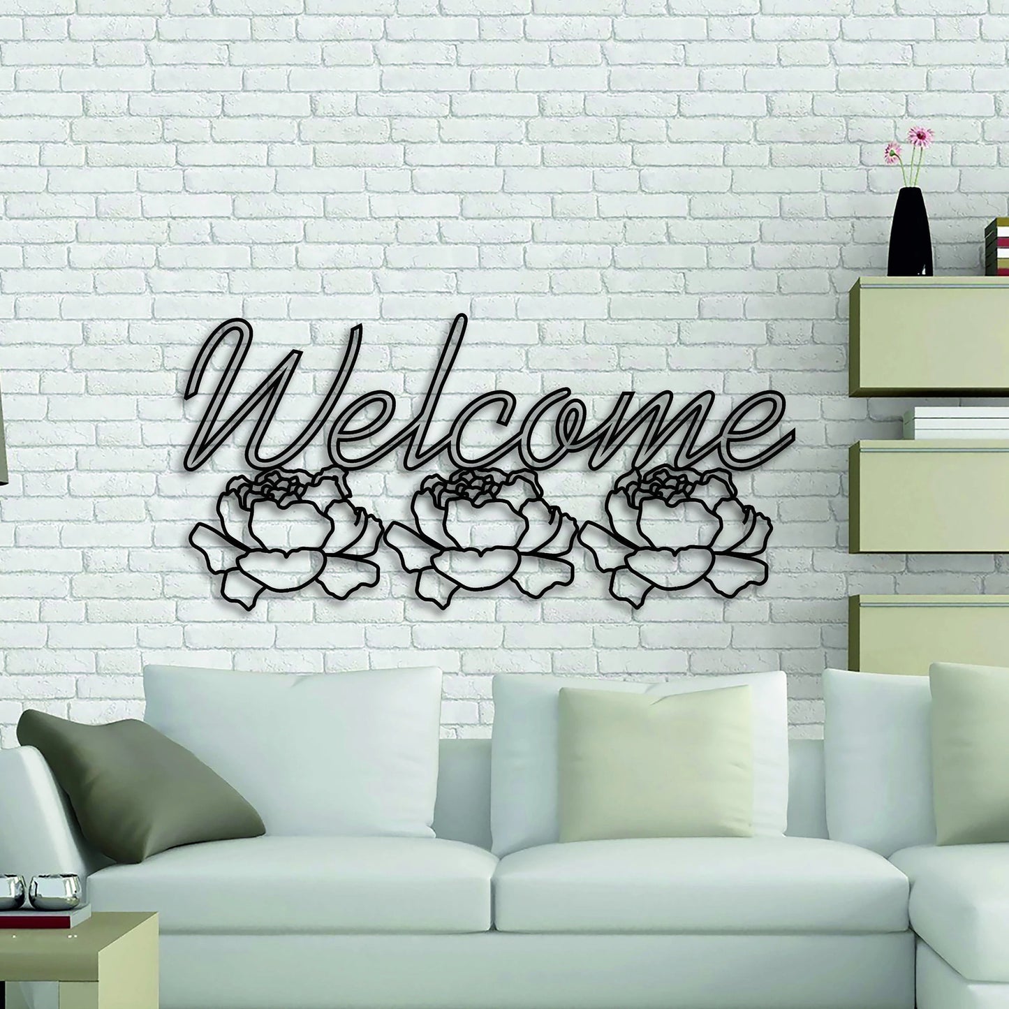 Welcome Living Room Welcome Wall Signs Metal Letters Metal Wall Decor Wall Hanging Housewarming Gift Outdoor Metal Sign