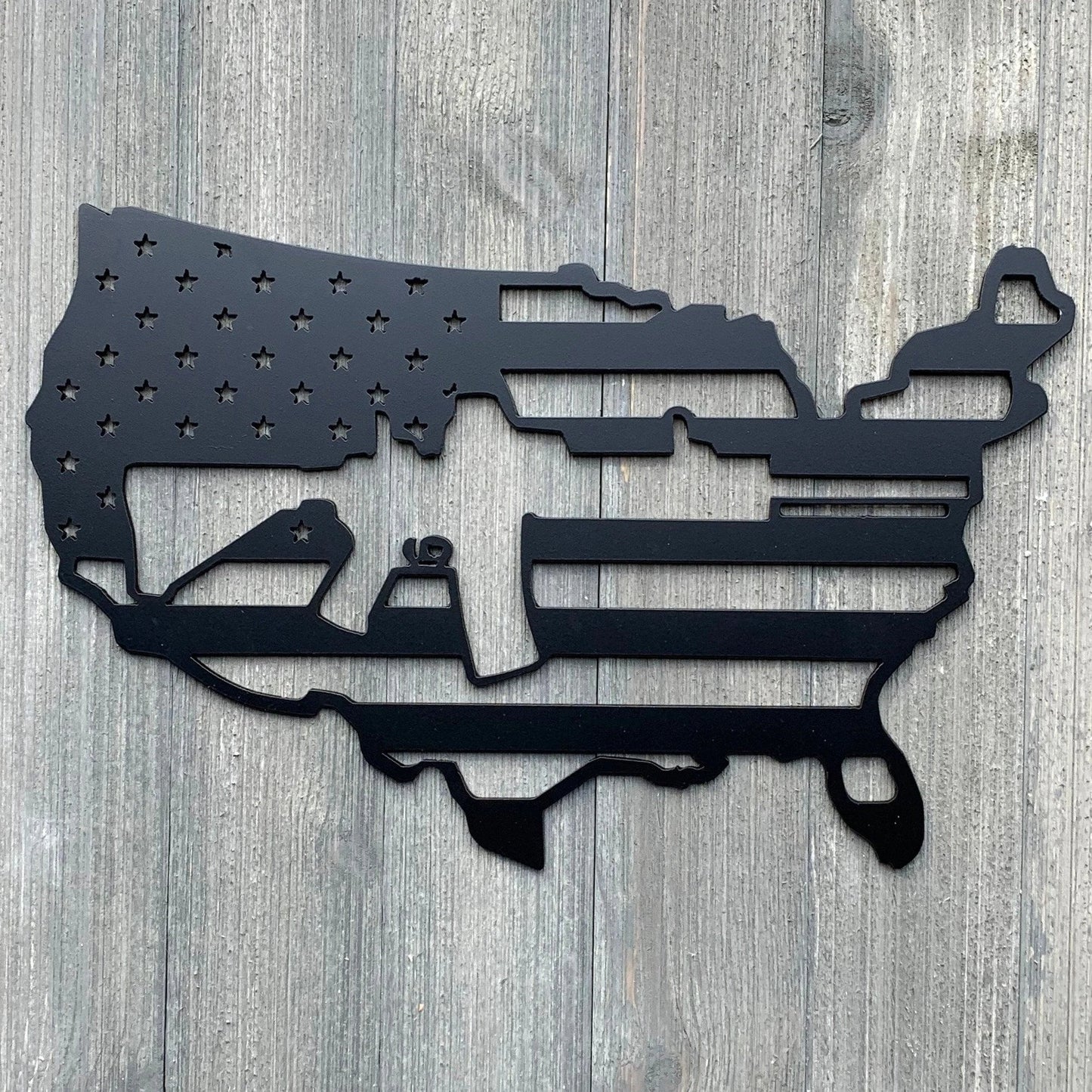 Ar15 Flag Usa Metal Sign Cutout Cut Metal Sign Wall Metal Art