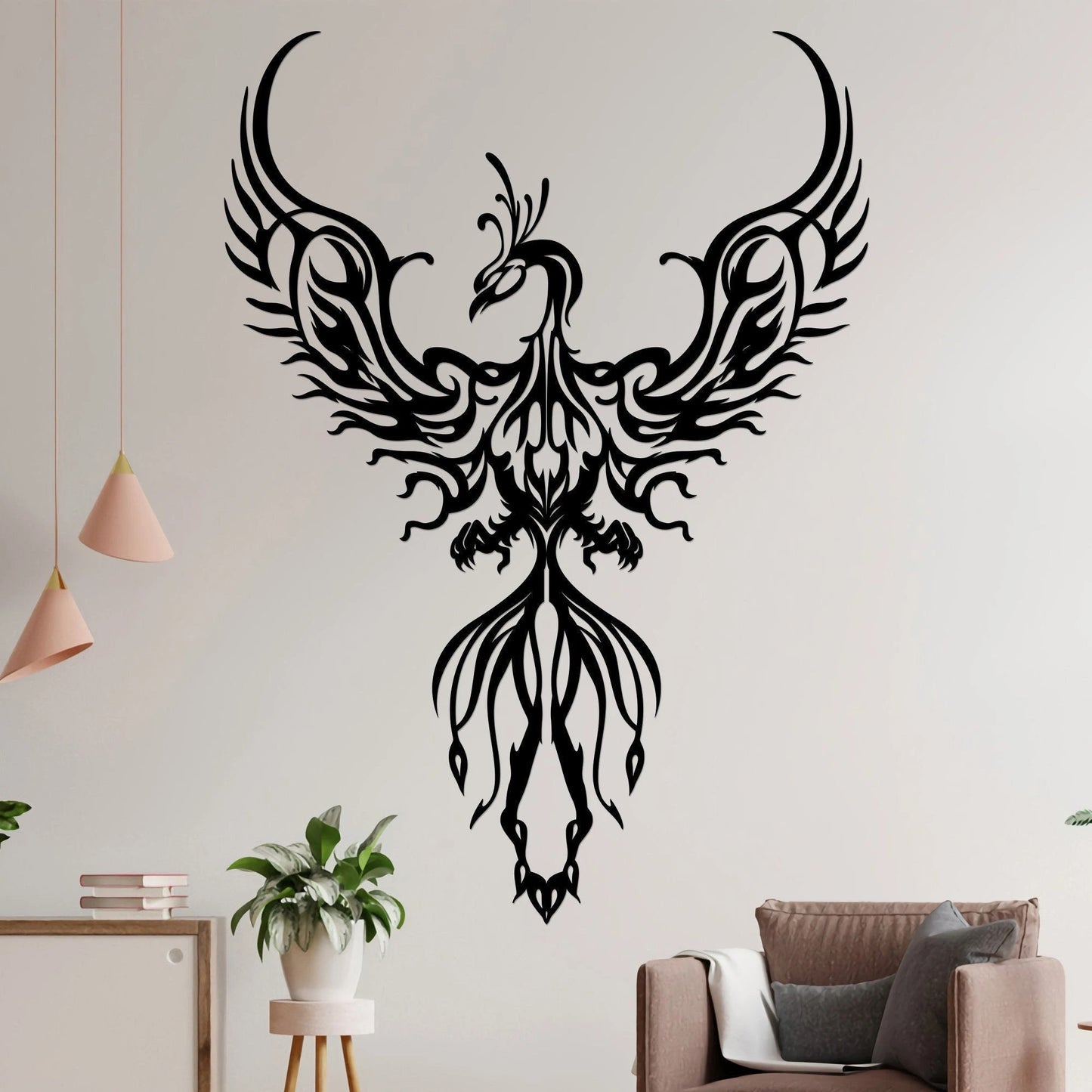 Phoenix Metal Wall Phoenix Metal Sign Sign For Home Wall Decor Love Phoenix Living Room Decor