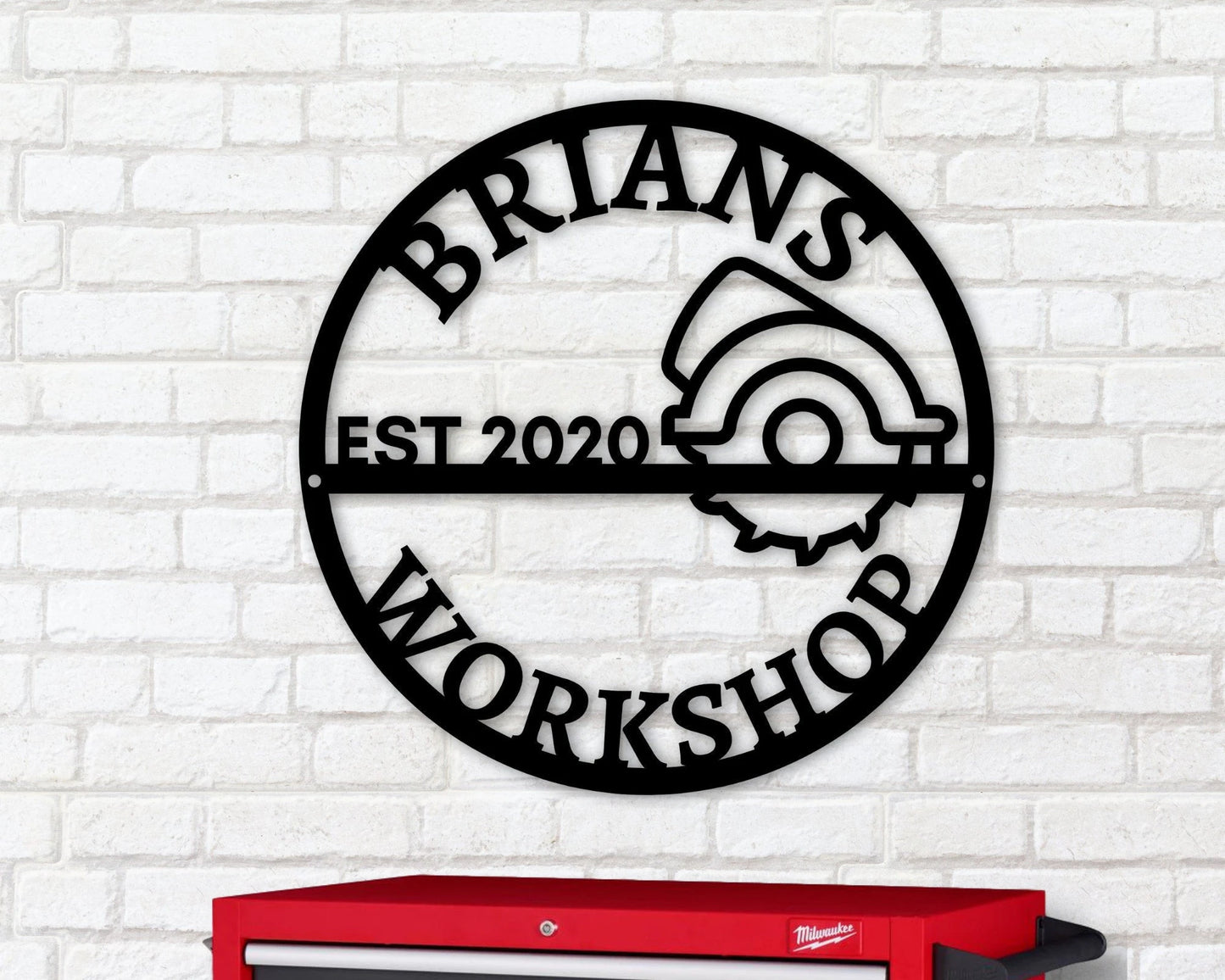 Personalized Workshop Sign Personalized Fathers Day Gift Fathers Day Gift Personalized Metal Sign Custom Name Sign Workshop Sign, Laser Cut Metal Signs Custom Gift Ideas