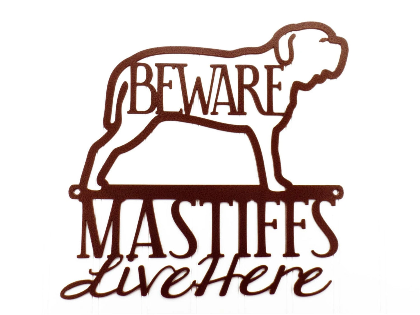 Neapolitan Mastiff Dog Metal Sign Outdoor Sign Dog Mom Gift Laser Cut Steel
