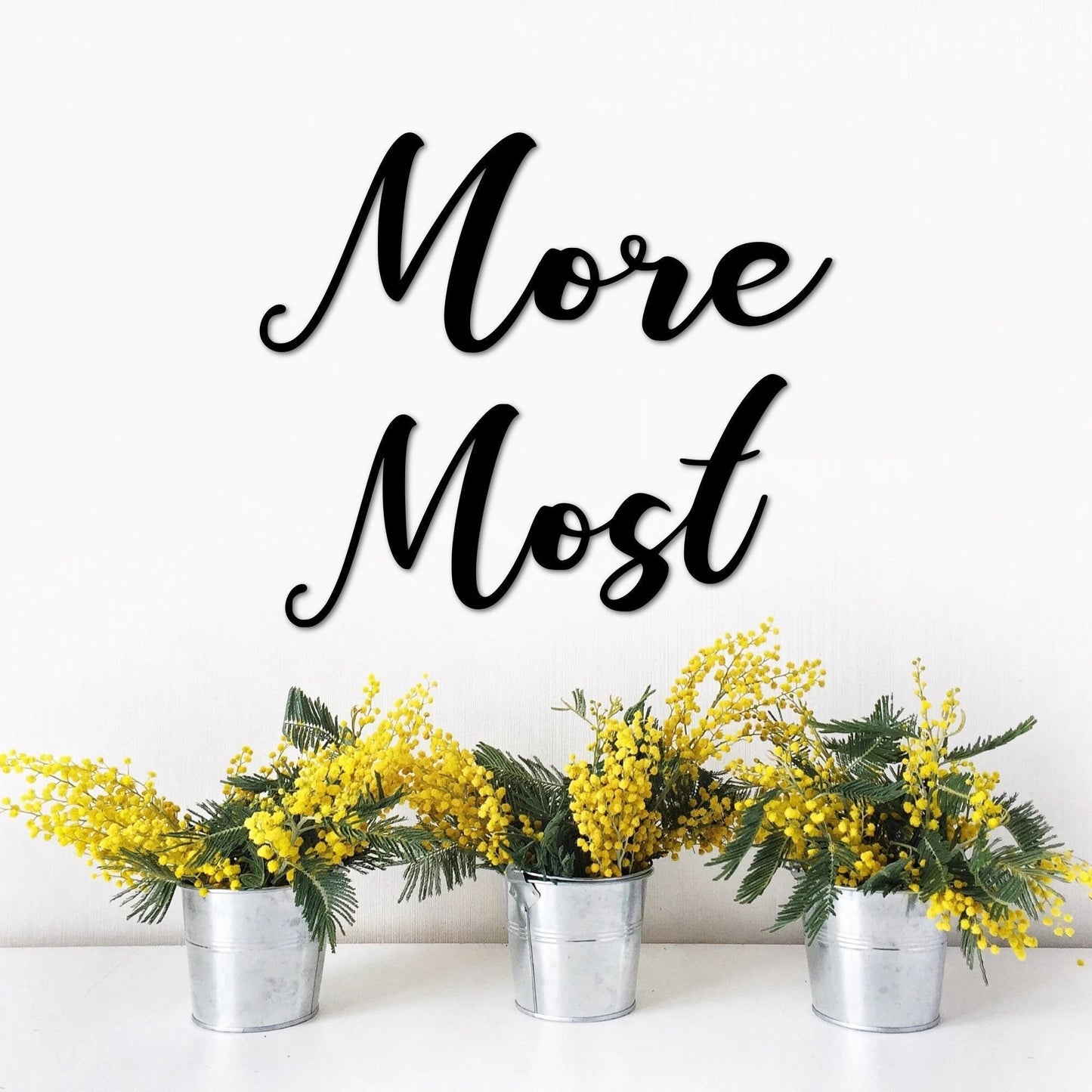 More And Most Metal Signs Love You More Love You Most Word Art Master Bedroom Decor Script Font Words For The Wall