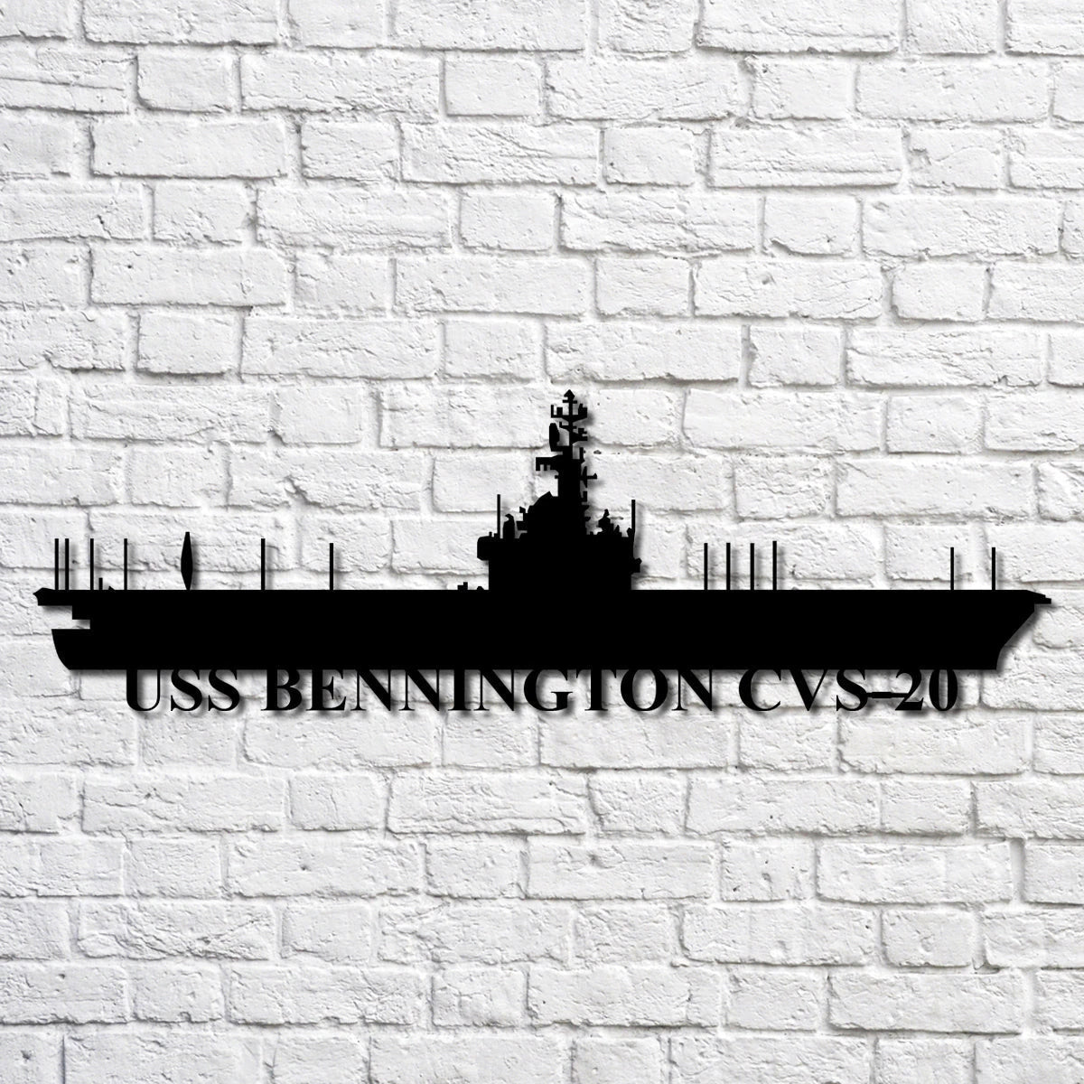 Uss Bennington Cvs20 Navy Ship Metal Art, Custom Us Navy Ship Cut Metal Sign, Gift For Navy Veteran, Navy Ships Silhouette Metal Art, Navy Home Decor Laser Cut Metal Signs Custom Gift Ideas
