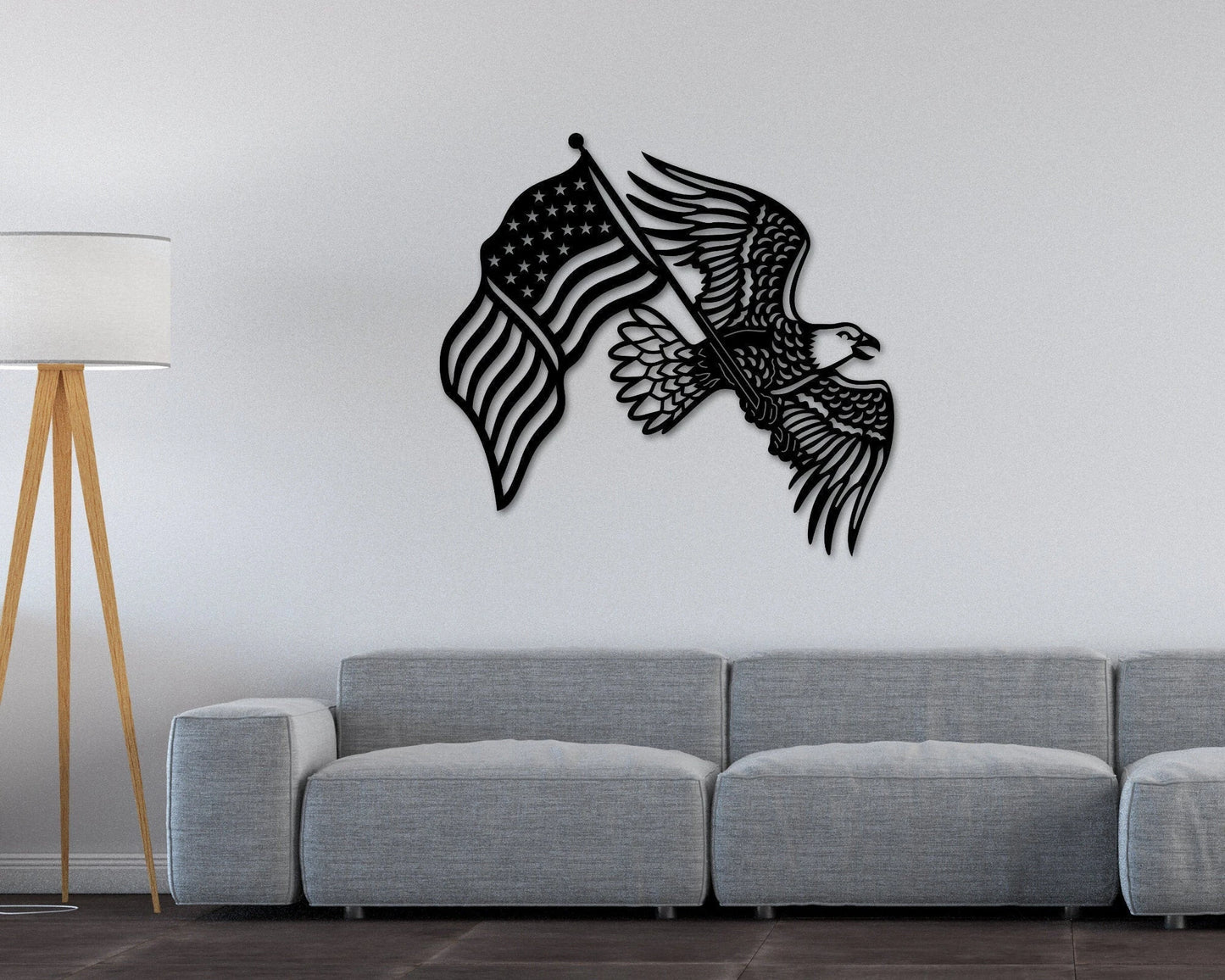 Metal Eagle American Flag Sign Eagle Sign American Flag Sign Metal Flag Patriotic Decor Eagle Bird Sign Veterans G