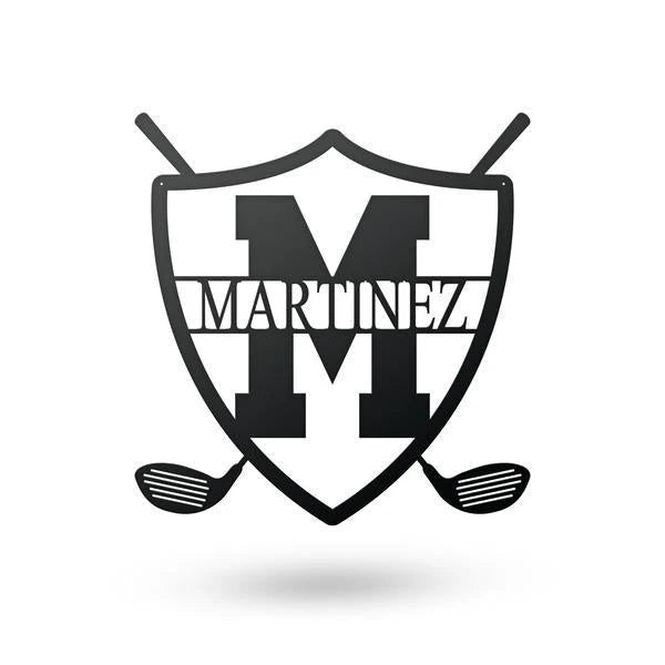 Golf Metal Sign Cut Metal Sign Metal House Sign