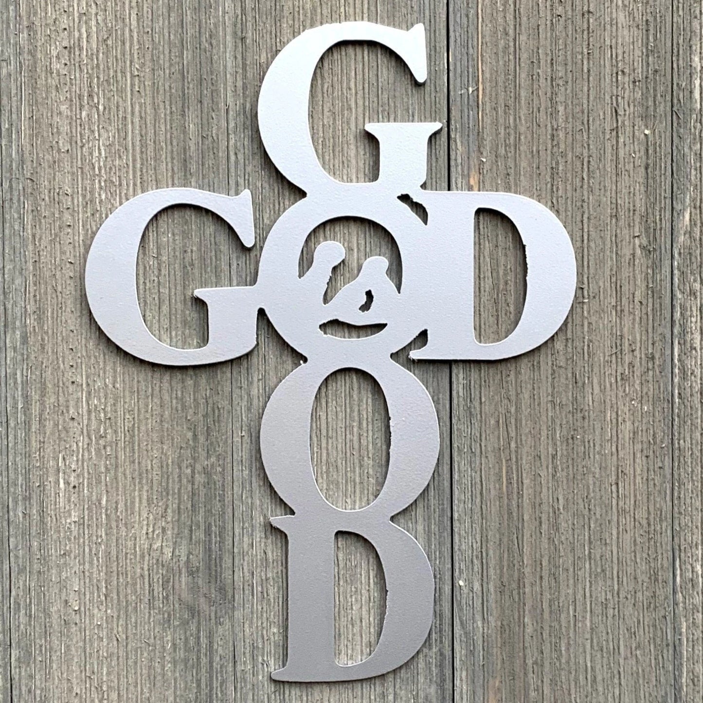 God Is Good Metal Sign Cutout Cut Metal Sign Wall Metal Art